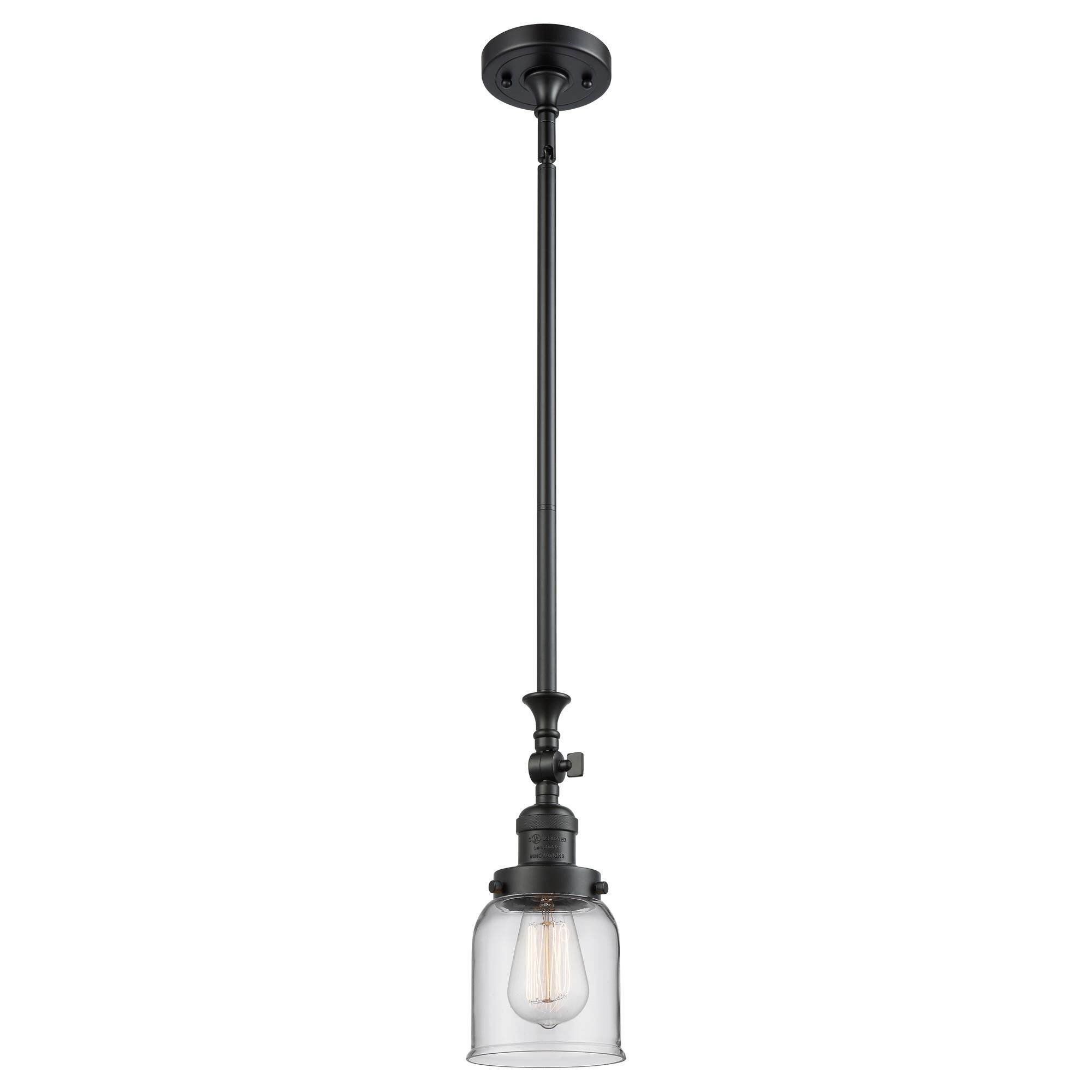 Shown in Matte Black finish and Clear glass