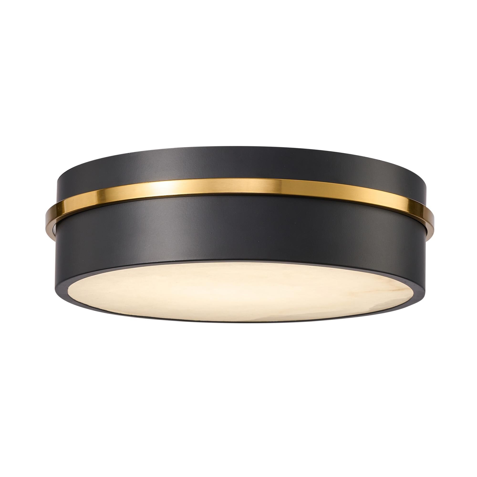 Shown in Black and Brass finish