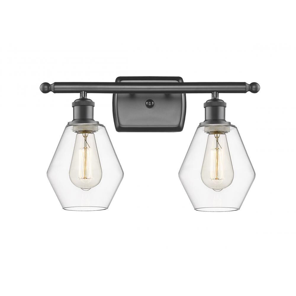 Shown in Oil Rubbed Bronze  finish and Clear glass