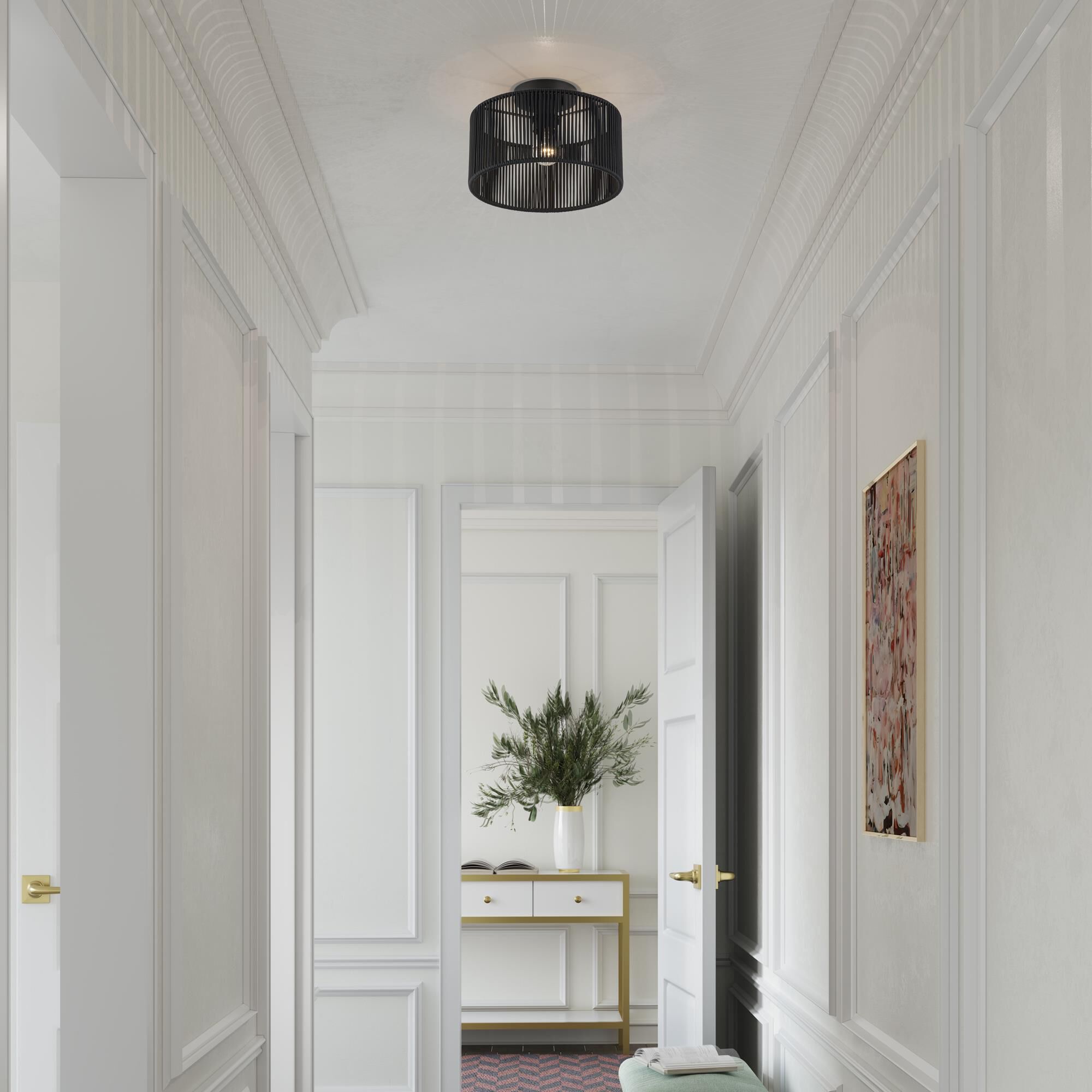 Acordia 12 Inch Semi Flush Mount by Livex Lighting