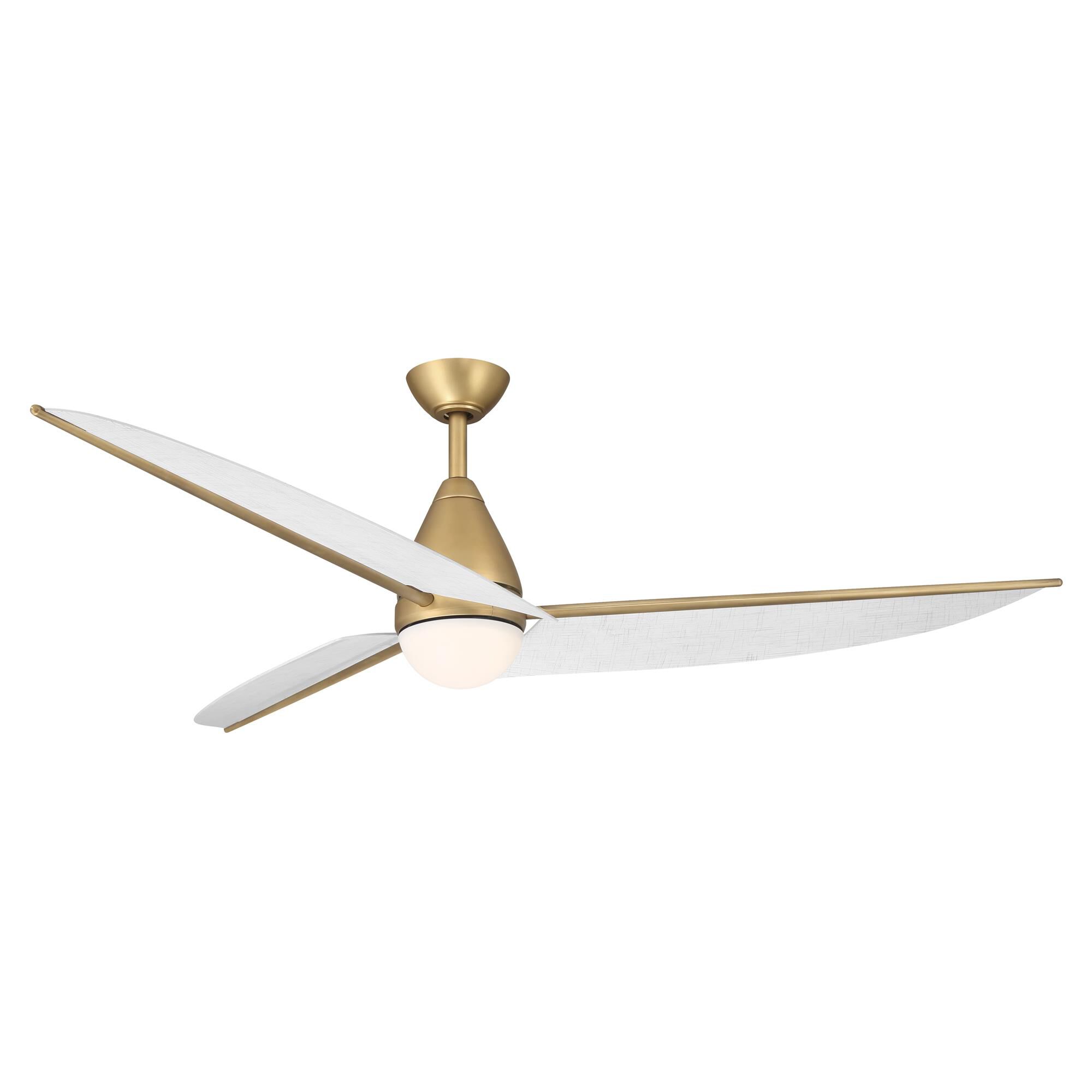 Shown in Heritage Brass finish and White shade