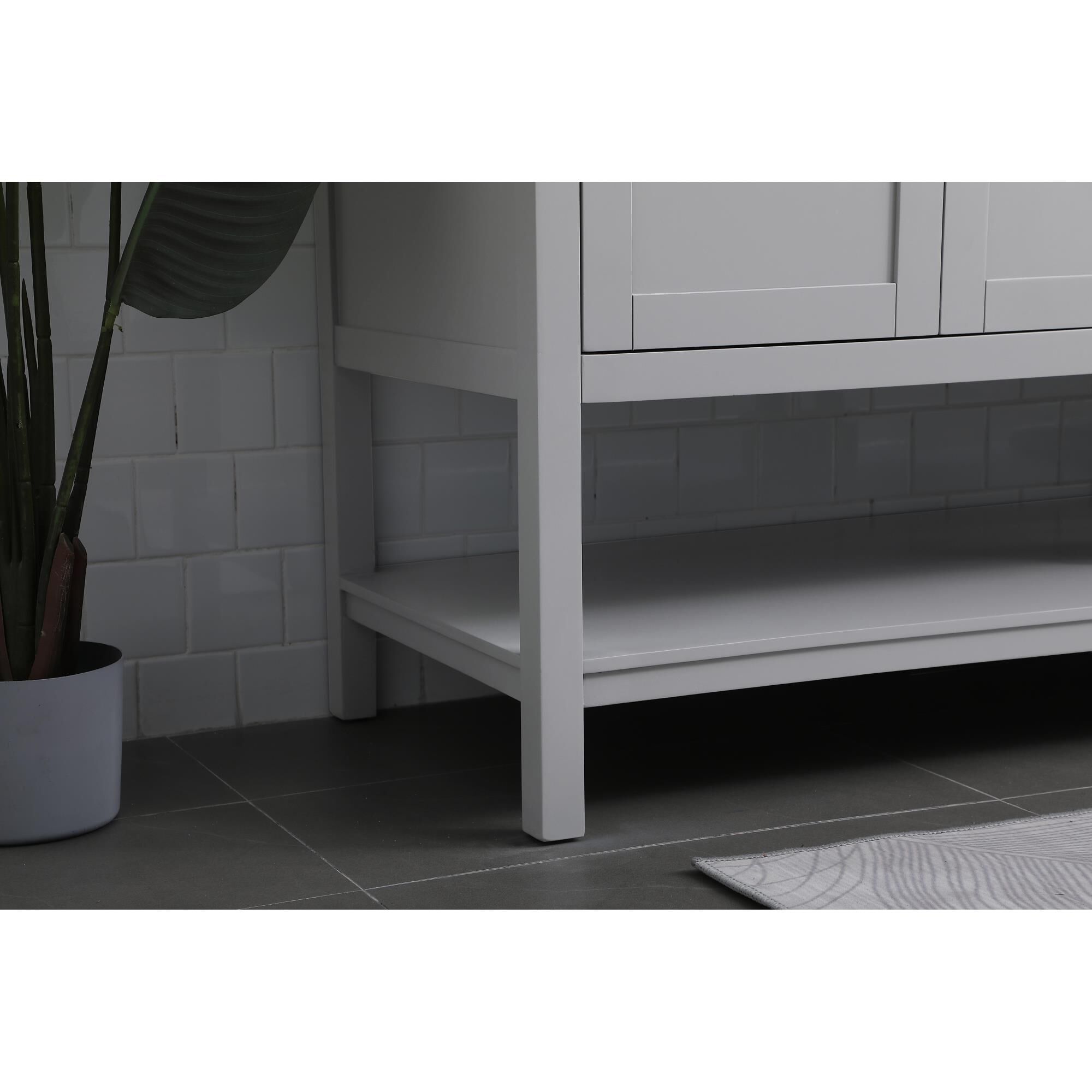 Shown in Grey finish