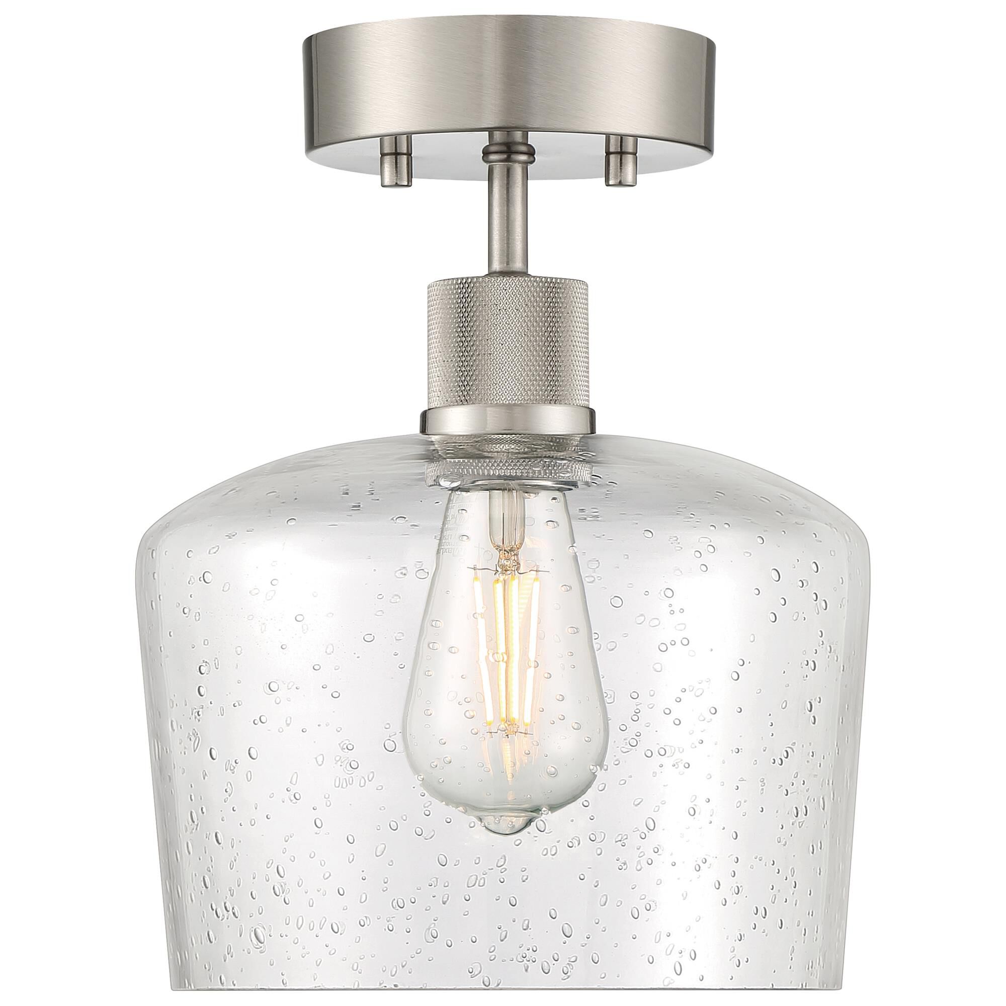 Port Nine 9 Inch 1 Light LED Semi Flush Mount by Access Lighting