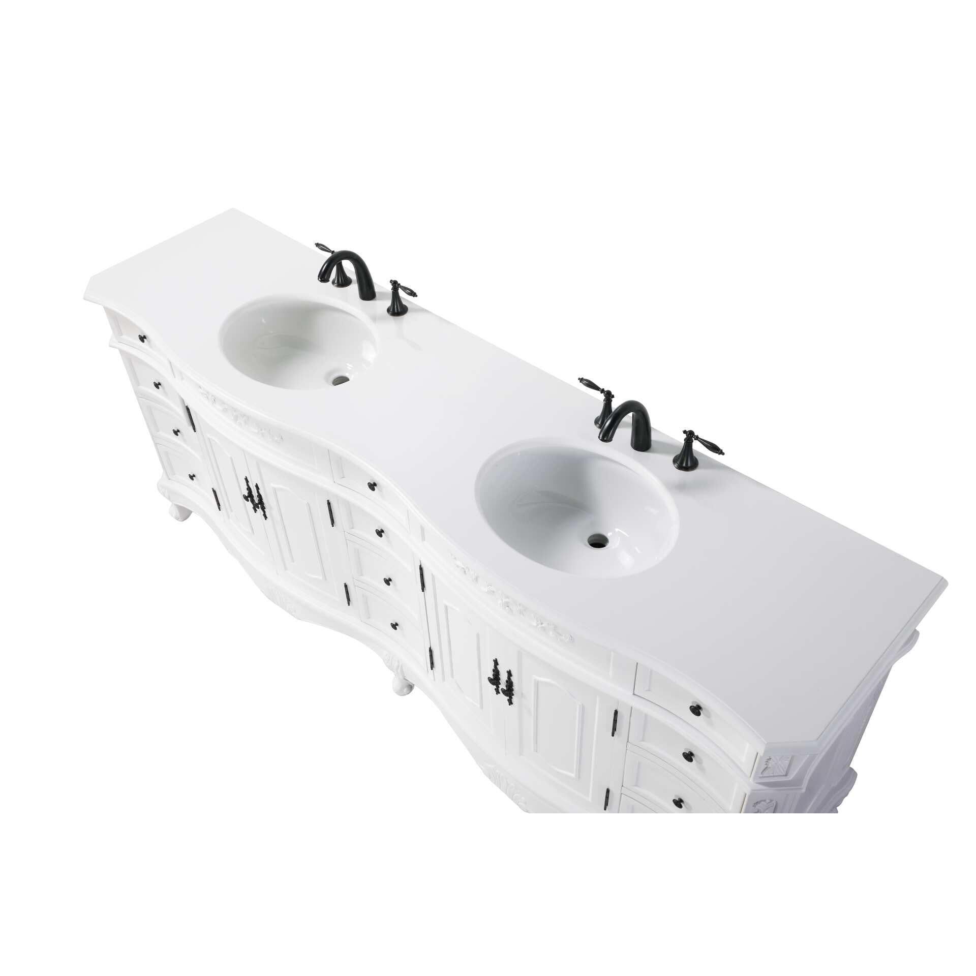 Danville 84 Inch Bath Vanity by Elegant Decor