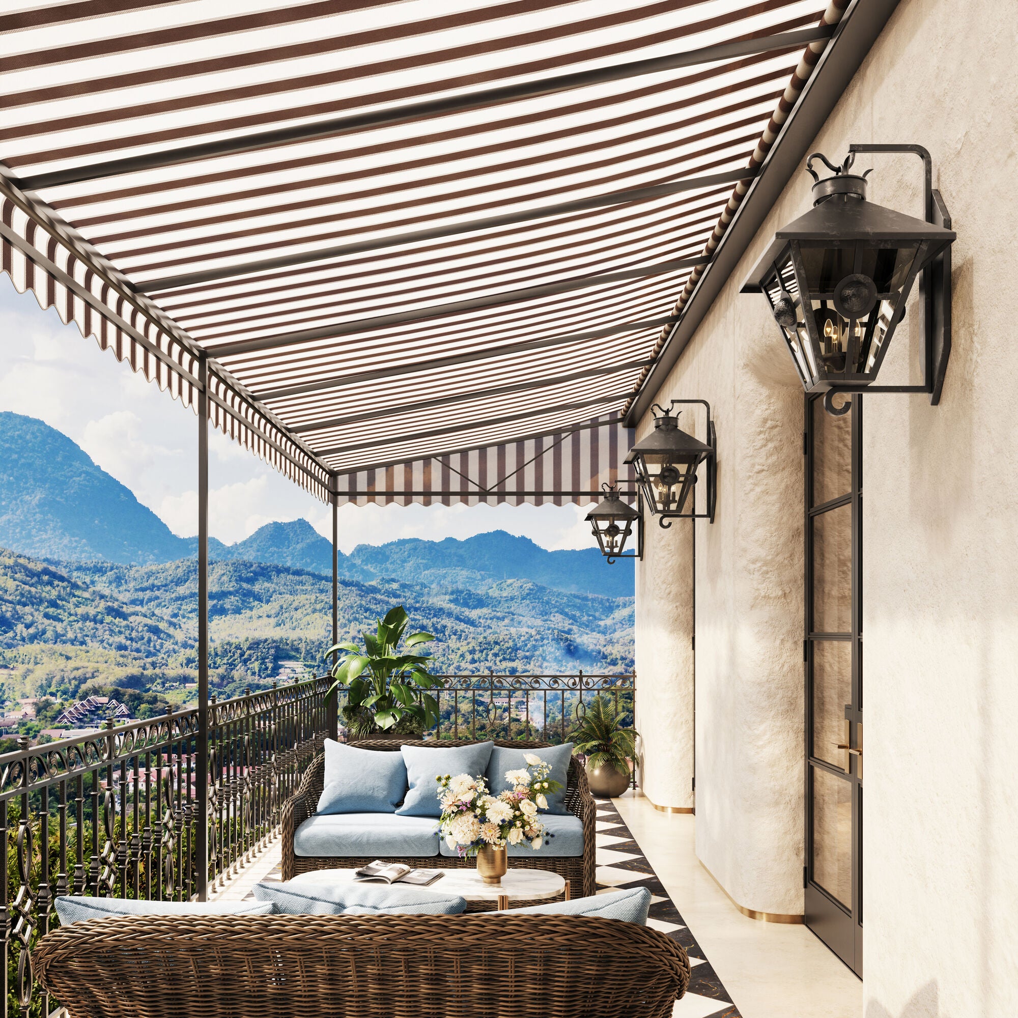 Martyn Lawrence Bullard Tuscany 18 Inch Outdoor Wall Light,