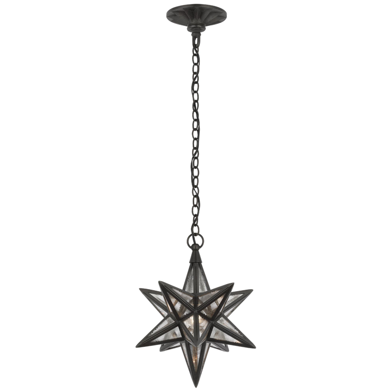 Visual Comfort Signature Collection Chapman & Myers Moravian Star 15 Inch Tall LED Outdoor Hanging Lantern