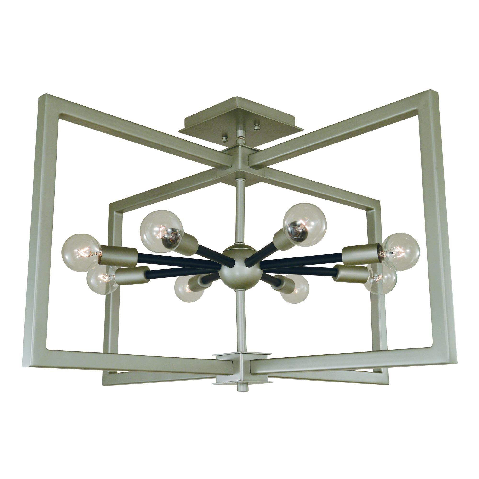 Shown in Satin Pewter/Matte Black finish