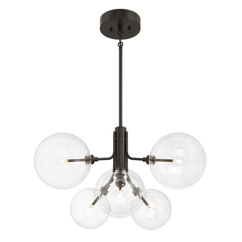 27 Inch Chandelier by Meridian Lighting