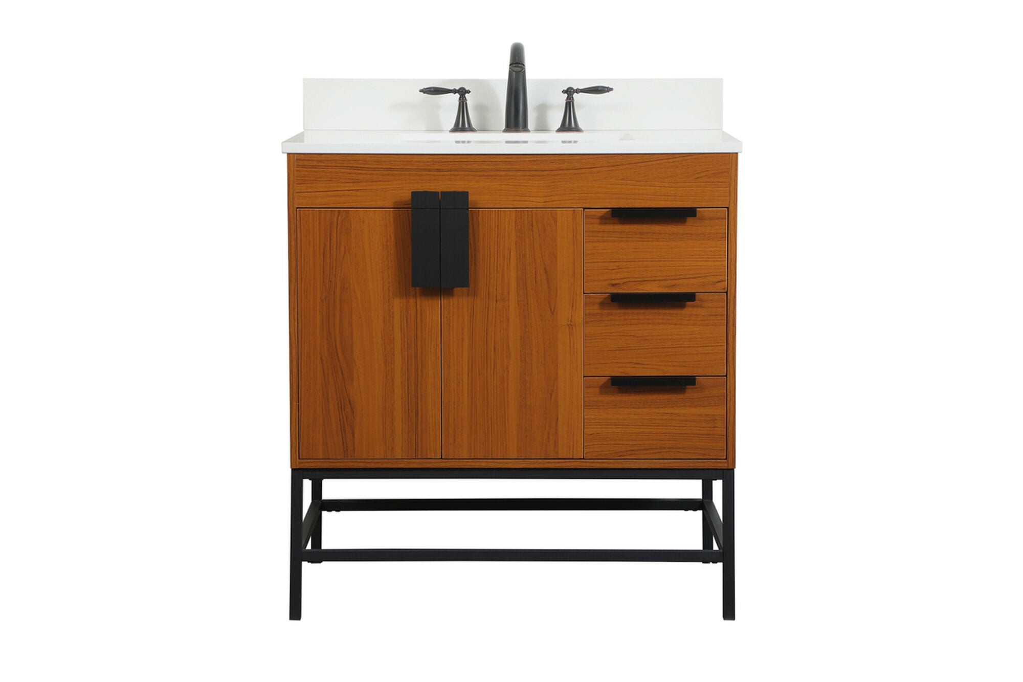 Shown in Teak finish
