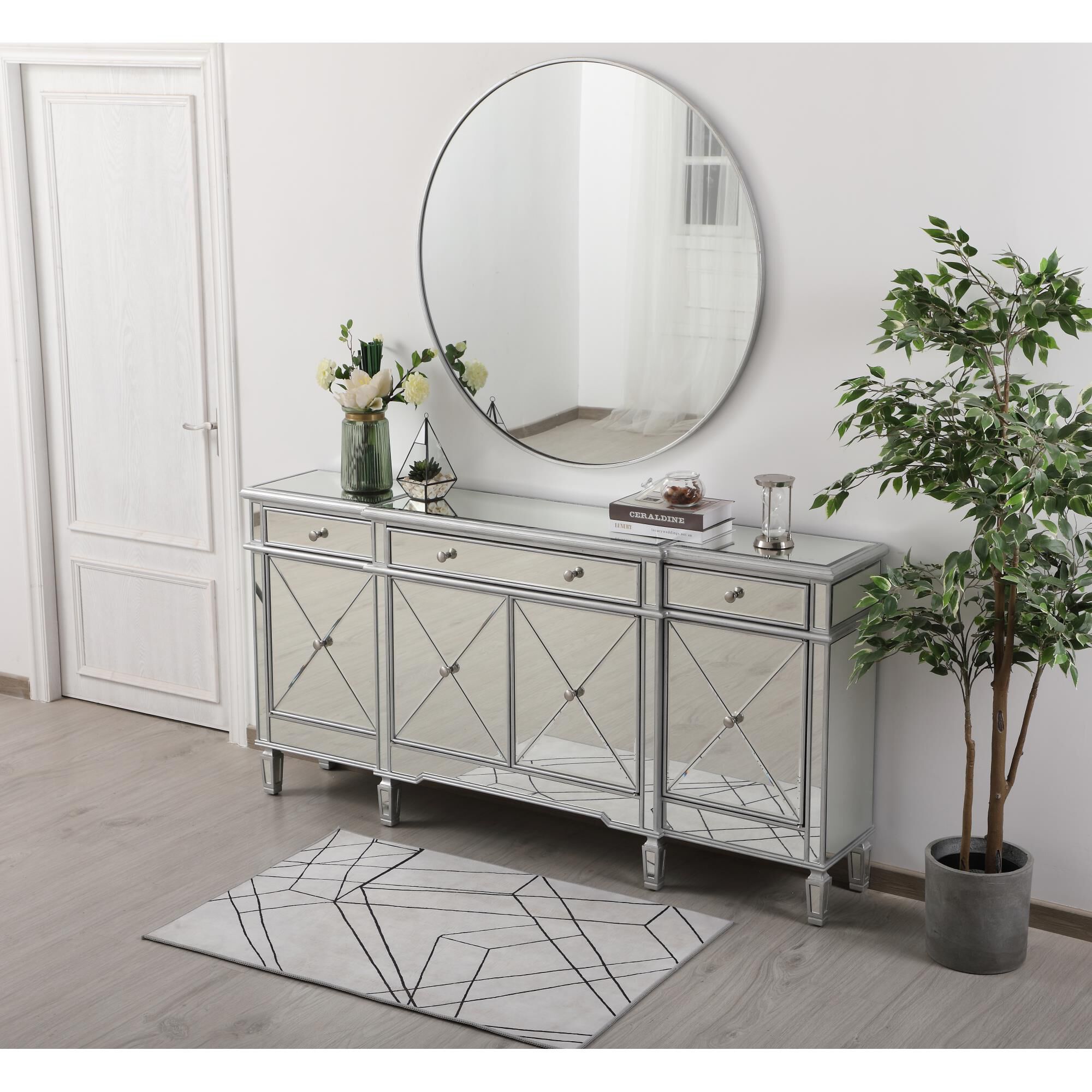 Shown in Silver finish