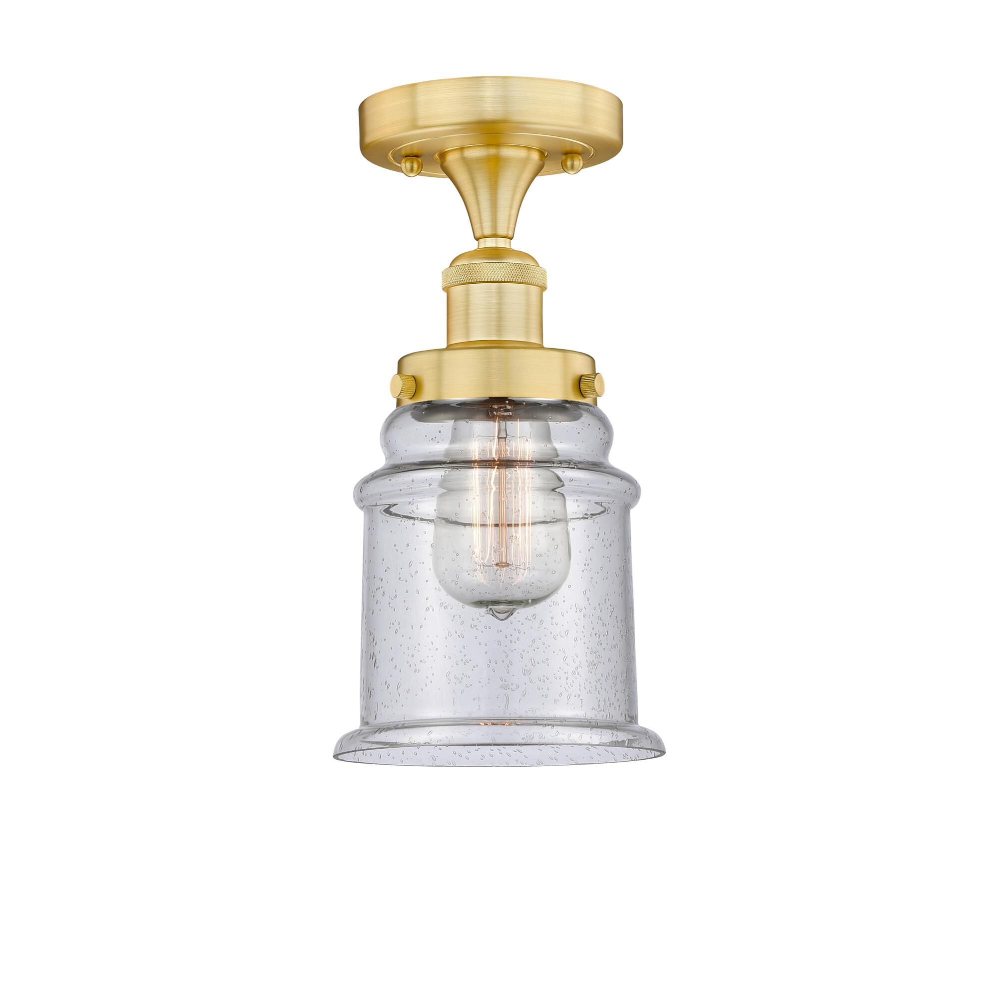 Bruno Marashlian Canton 6 Inch 1 Light Semi Flush Mount by Innovations Lighting
