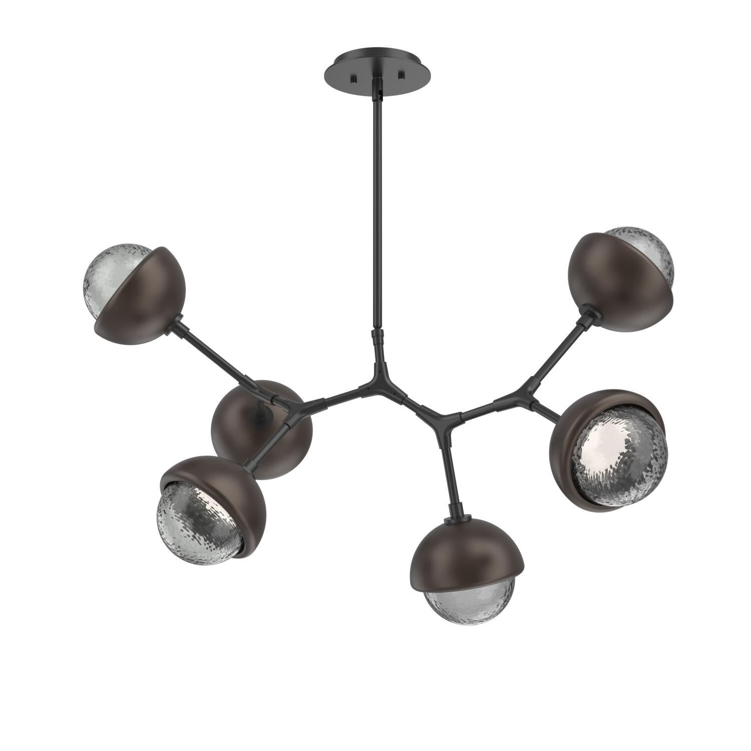 Levi Wilson Cabochon 31 Inch Linear Suspension Light by Hammerton Studio