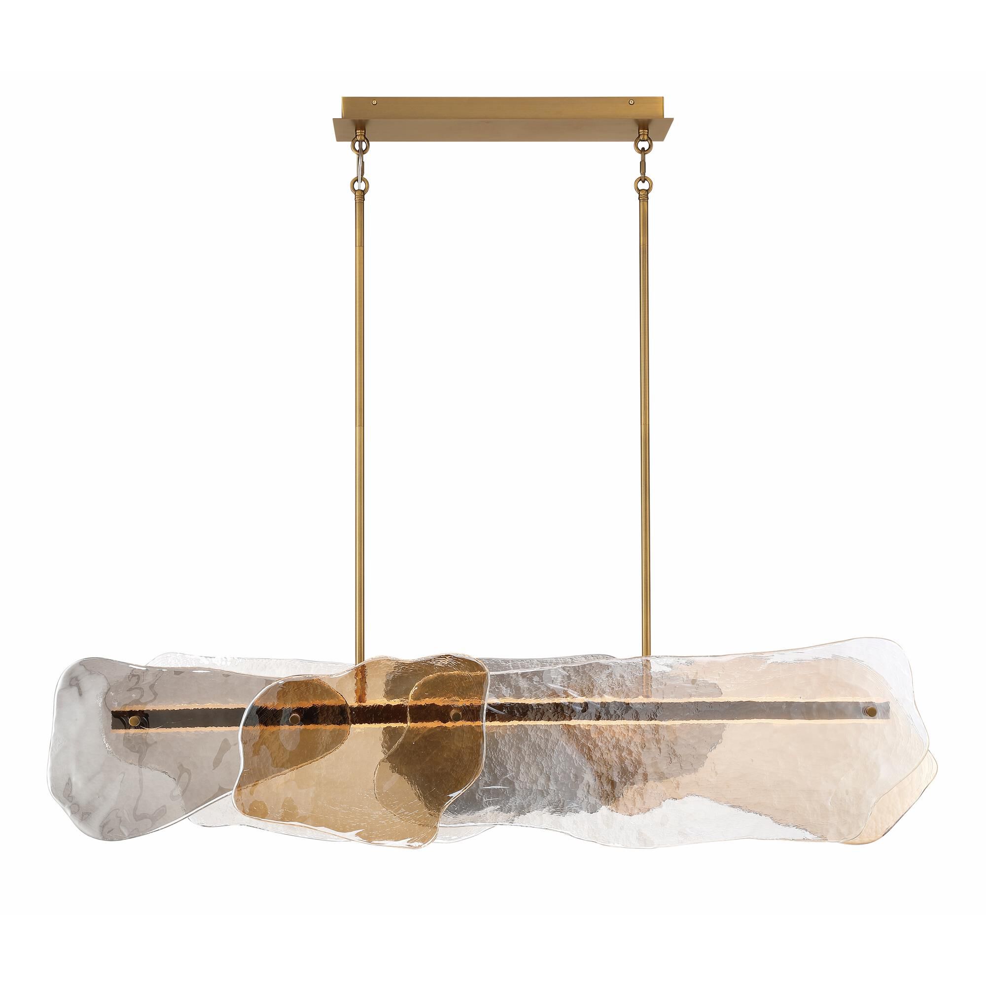 Grotto Large Linear Chandelier,