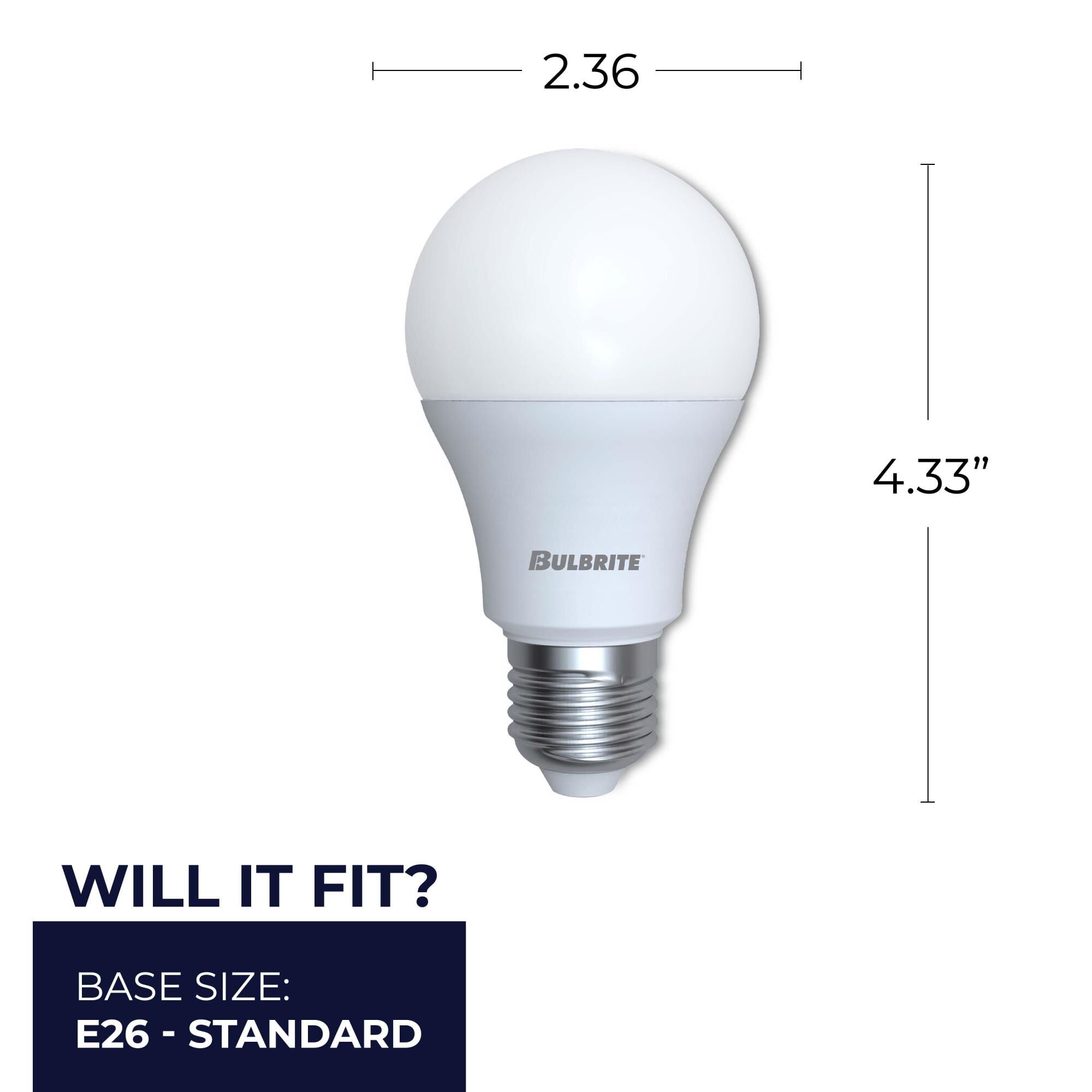 9 Watt 3000K A19 LED Light Bulb by Bulbrite