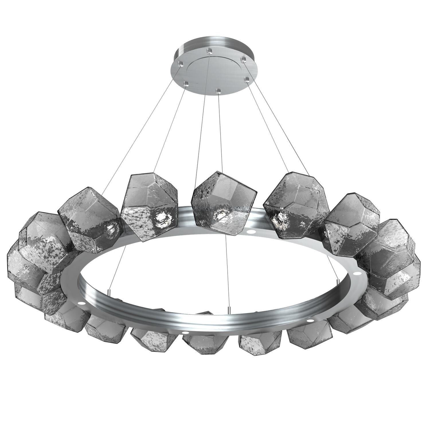 Shown in Classic Silver finish and Smoke glass