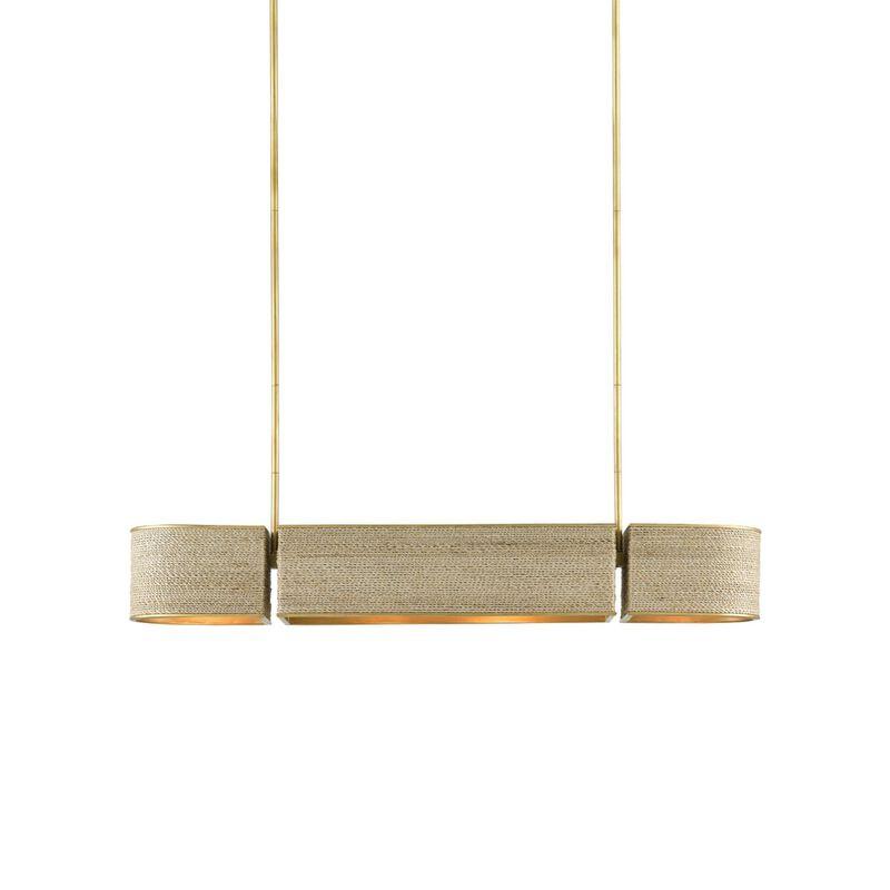 Tenby Medium Linear Chandelier by Currey & Company