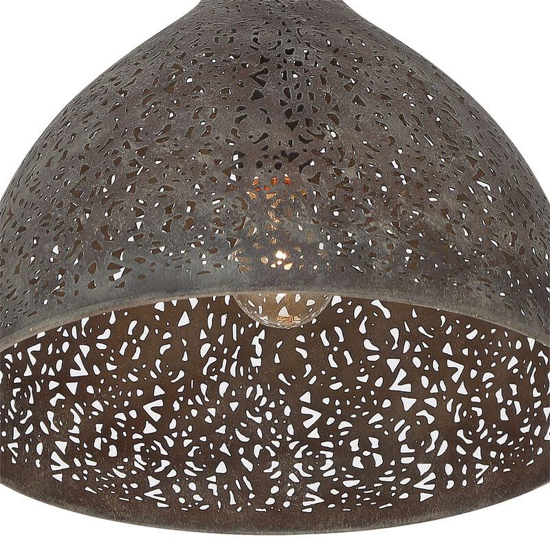 Jasmine 14 Inch Semi Flush Mount by Crystorama