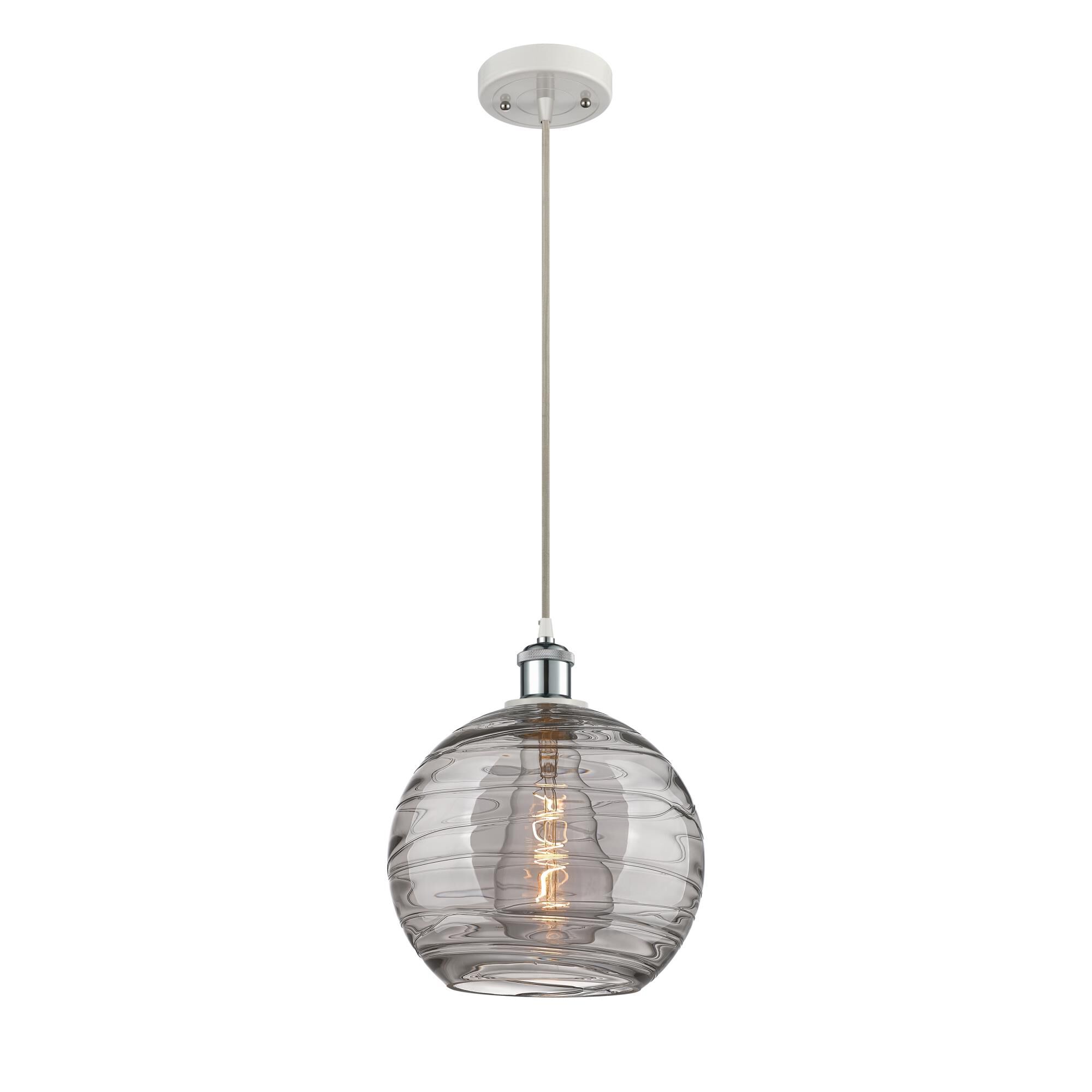 Bruno Marashlian Athens Deco Swirl 10 Inch Mini Pendant by Innovations Lighting
