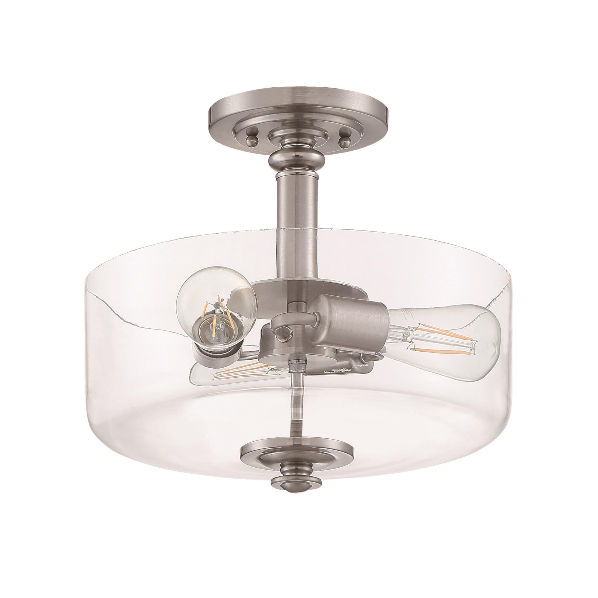 Dardyn 13 Inch 3 Light Semi Flush Mount by Craftmade