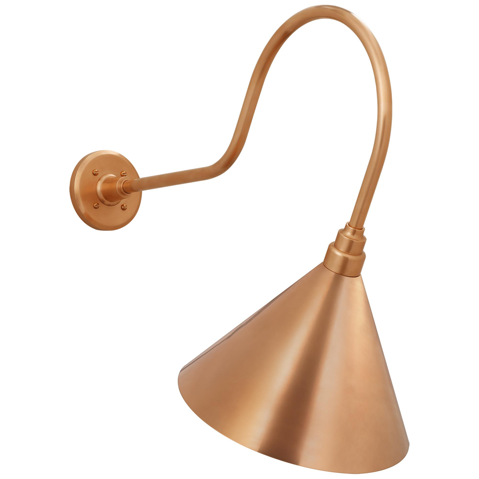 Shown in Soft Copper finish and Copper shade