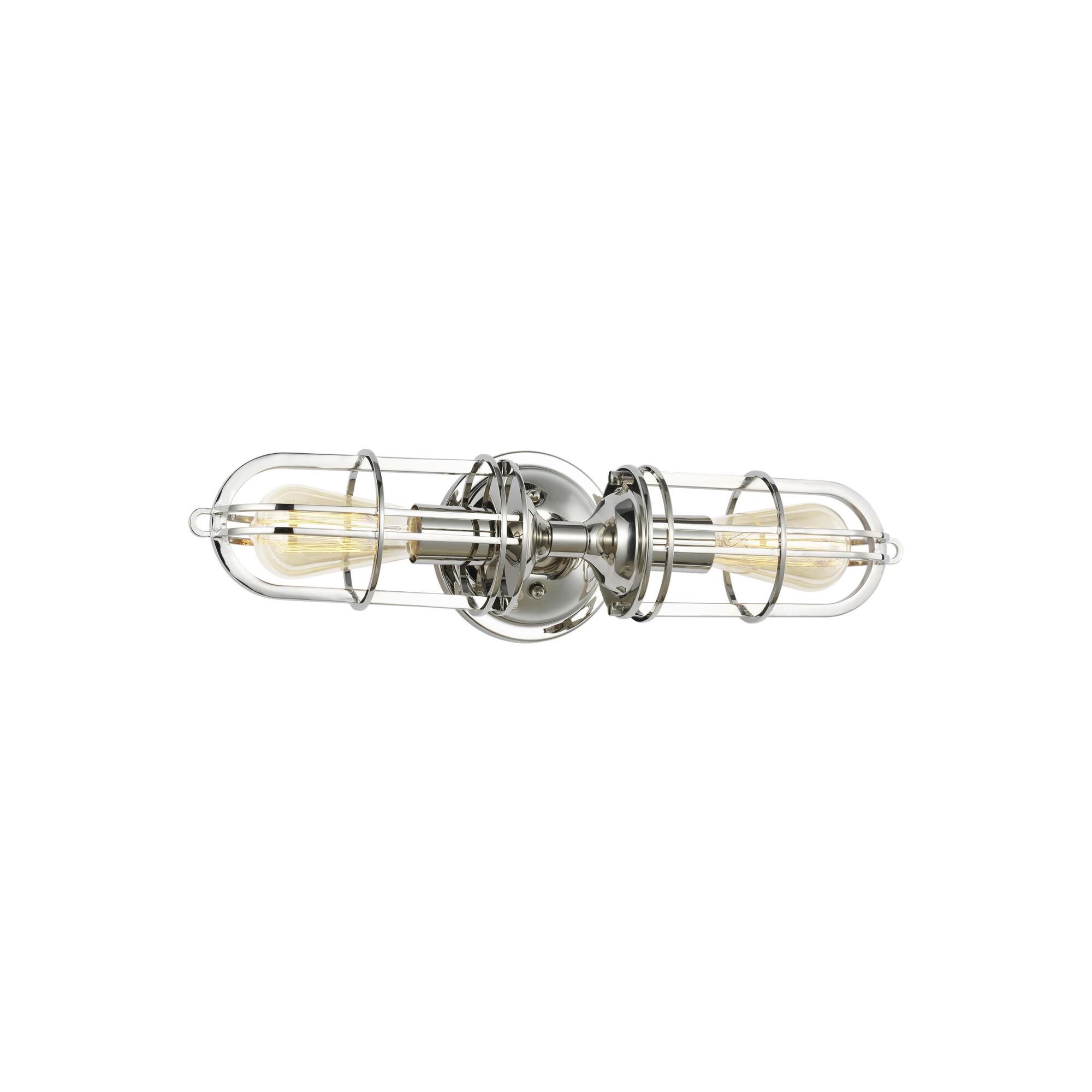 Shown in Polished Nickel finish and Polished Nickeldie Cast Zinc shade