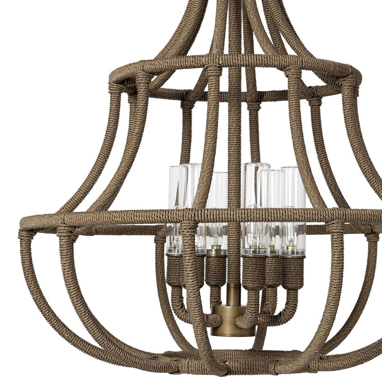 Yvette 28 Inch Outdoor Hanging Lantern by Palecek