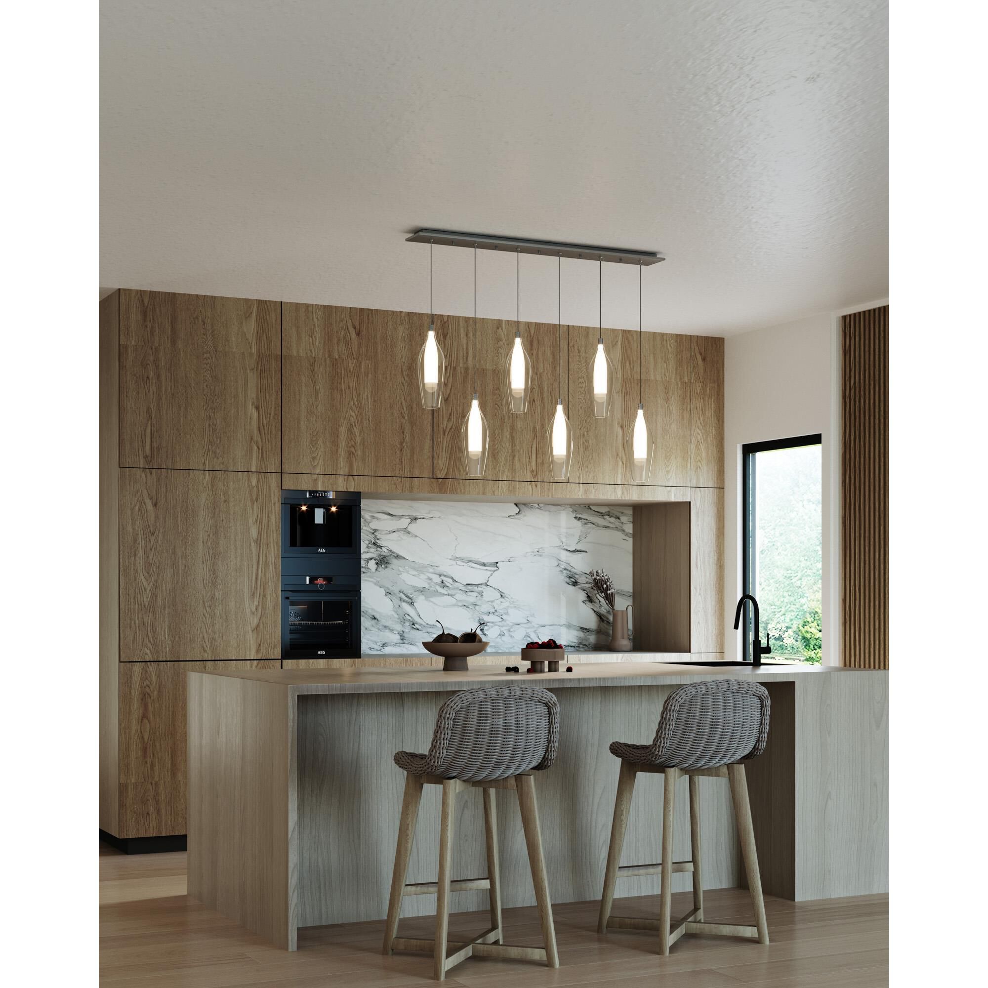 Victoria 41 Inch Linear Suspension Light by Kuzco Lighting