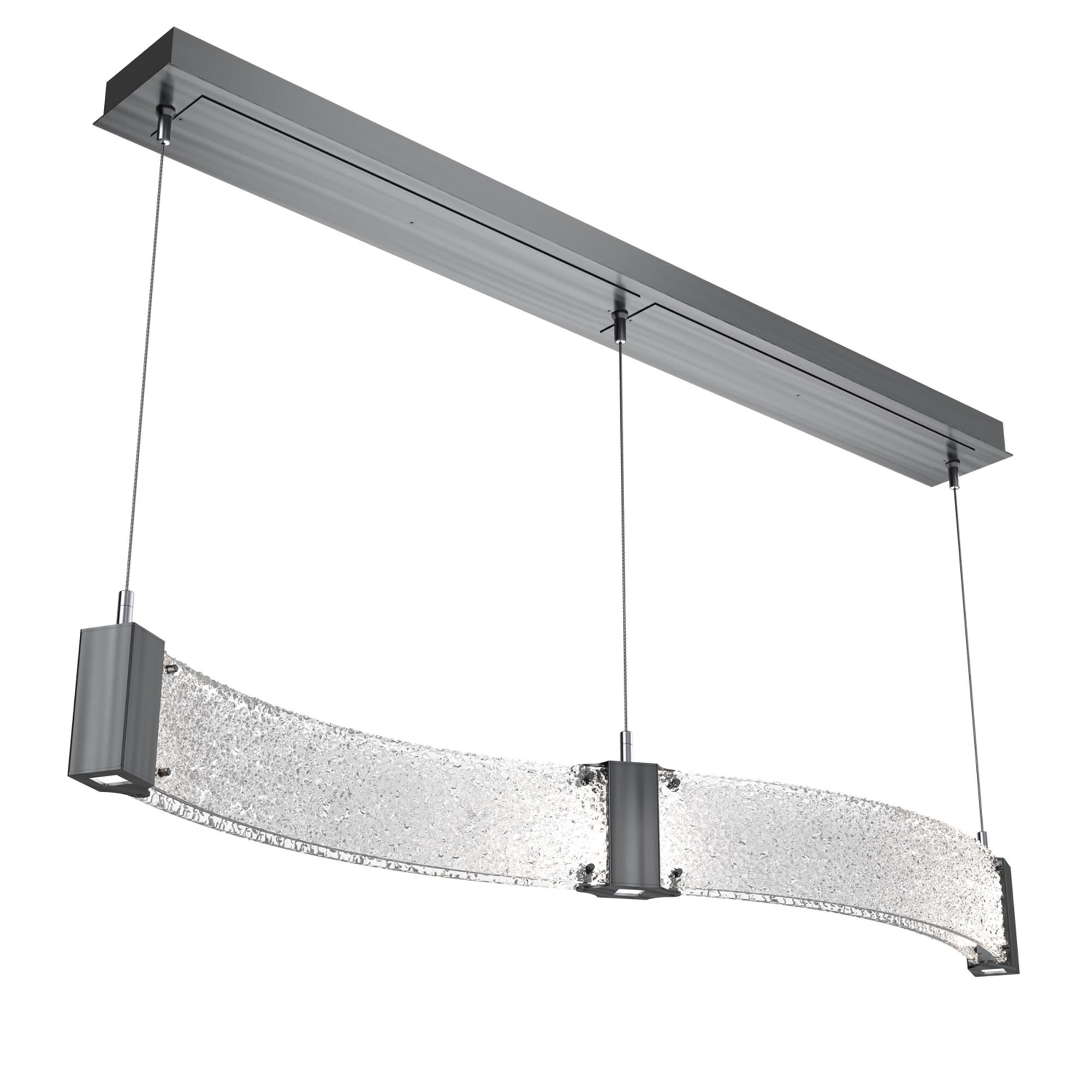 Shown in Gunmetal finish and Clear Rimelight glass