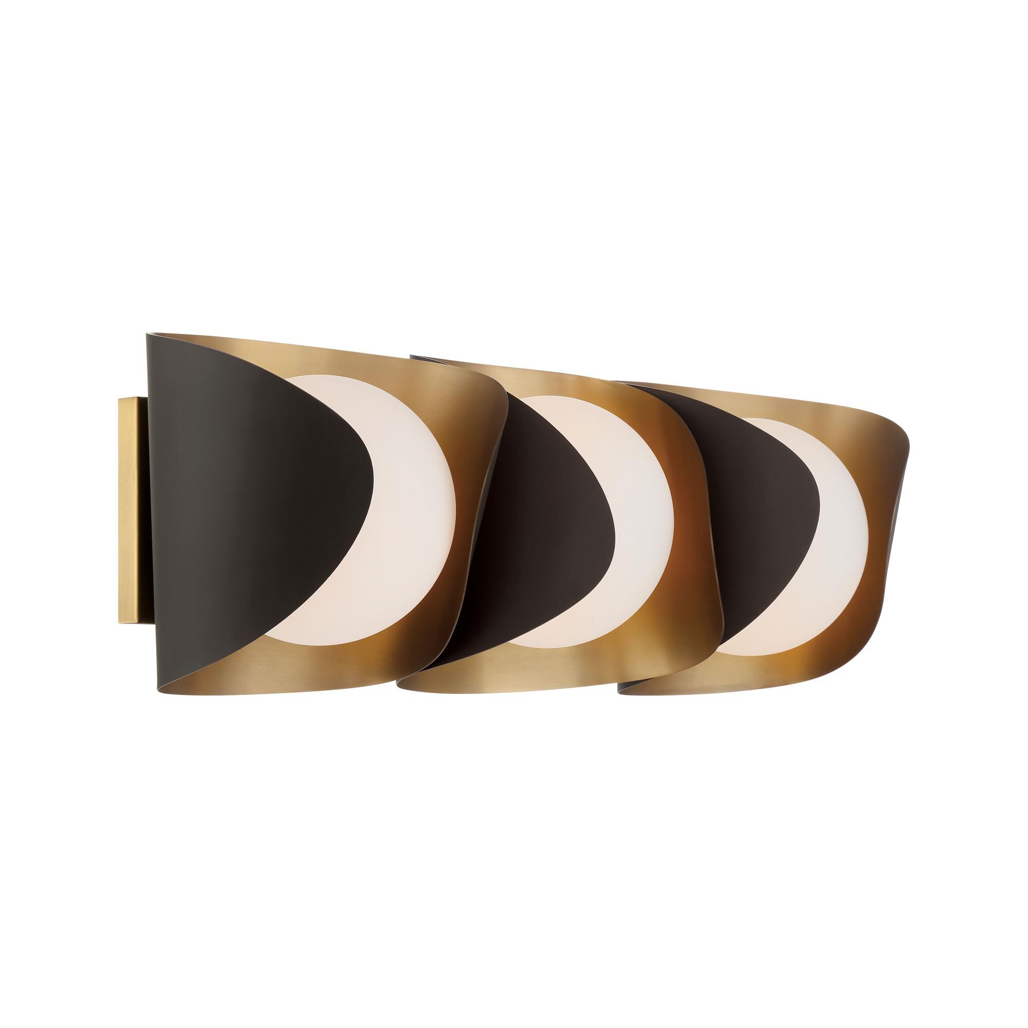 Shown in Legacy Brass & Dark Bronze finish and White glass and Etched Opal Glass shade