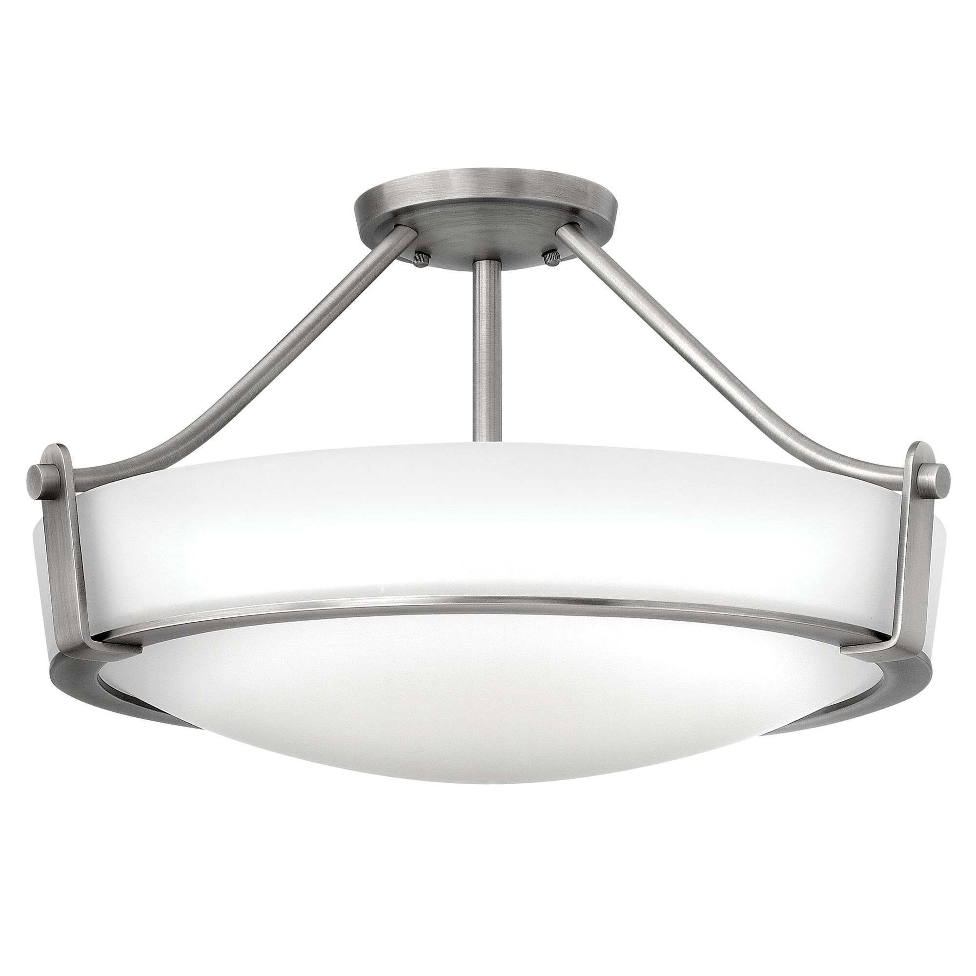 Hathaway 21 Inch 4 Light Semi Flush Mount,