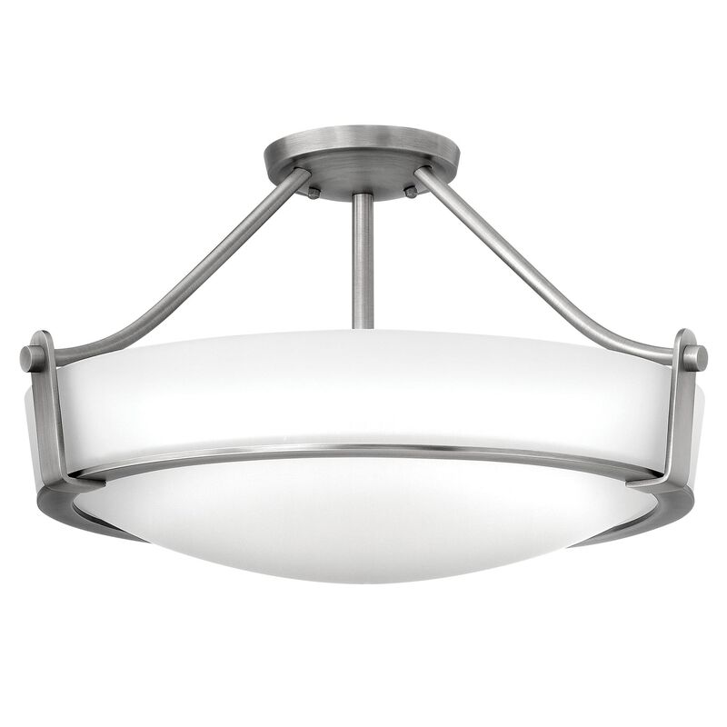 Hathaway 21 Inch 4 Light Semi Flush Mount by Hinkley