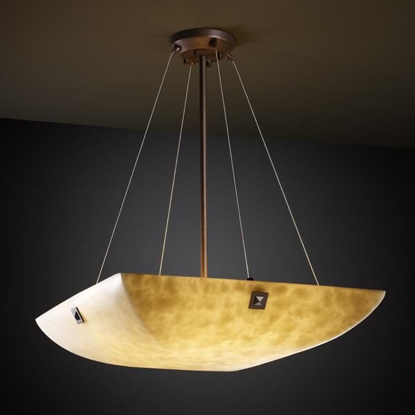 Clouds 21 Inch Large Pendant by Justice Design Group