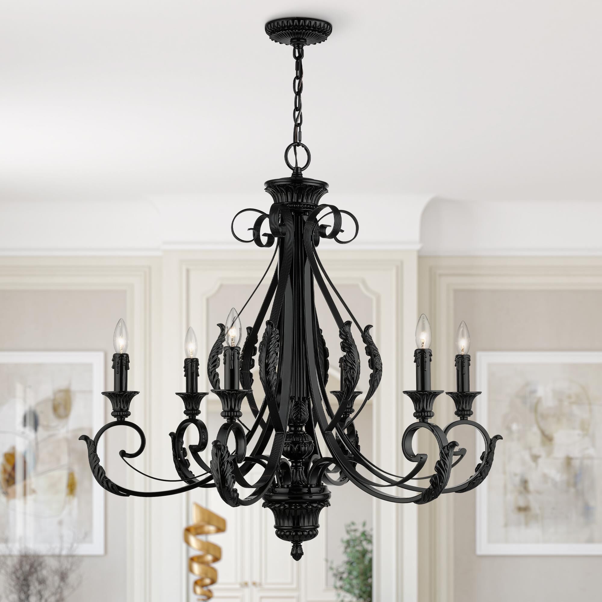 Valencia 6 Light Mini Chandelier by Livex Lighting