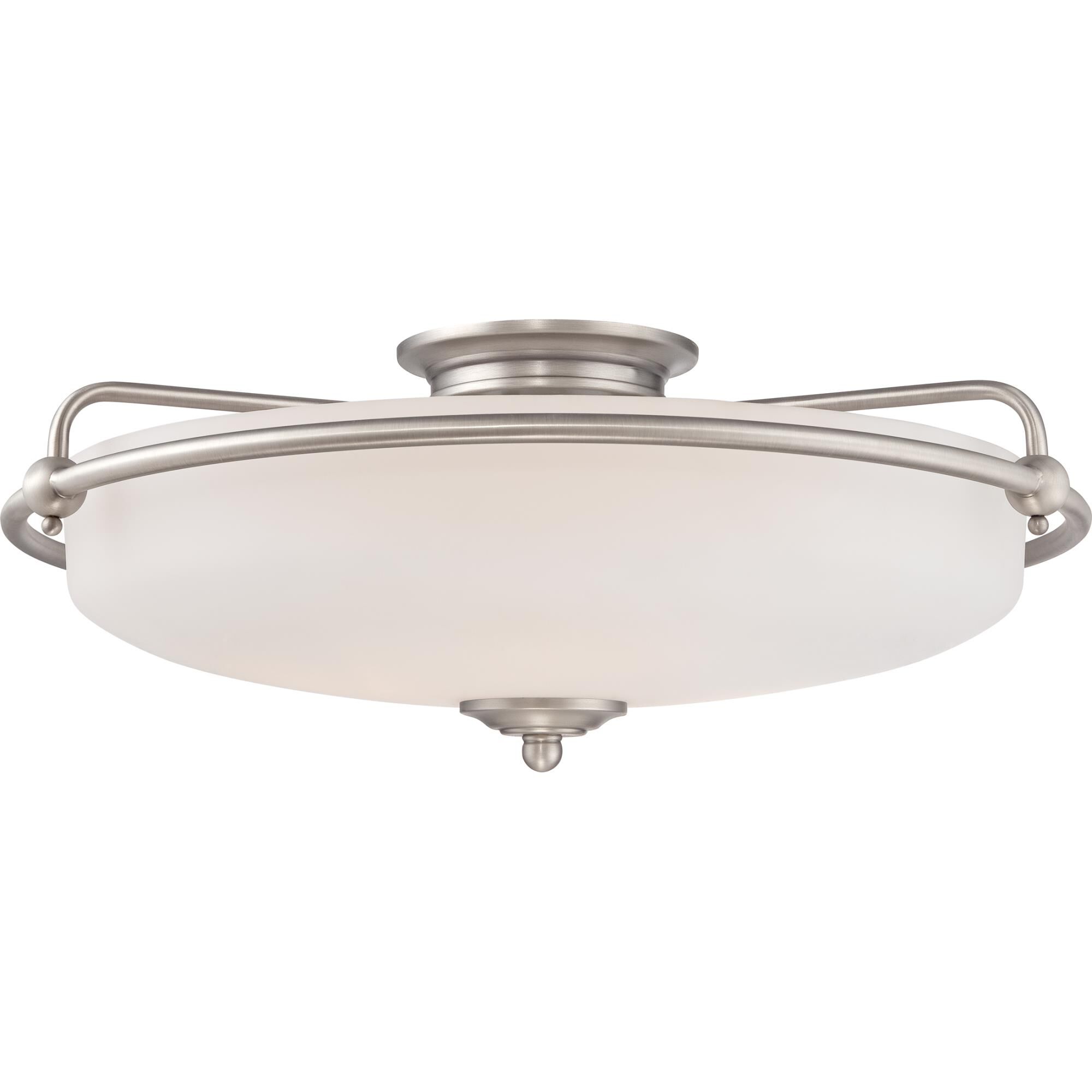 Griffin 21 Inch 4 Light Semi Flush Mount by Quoizel