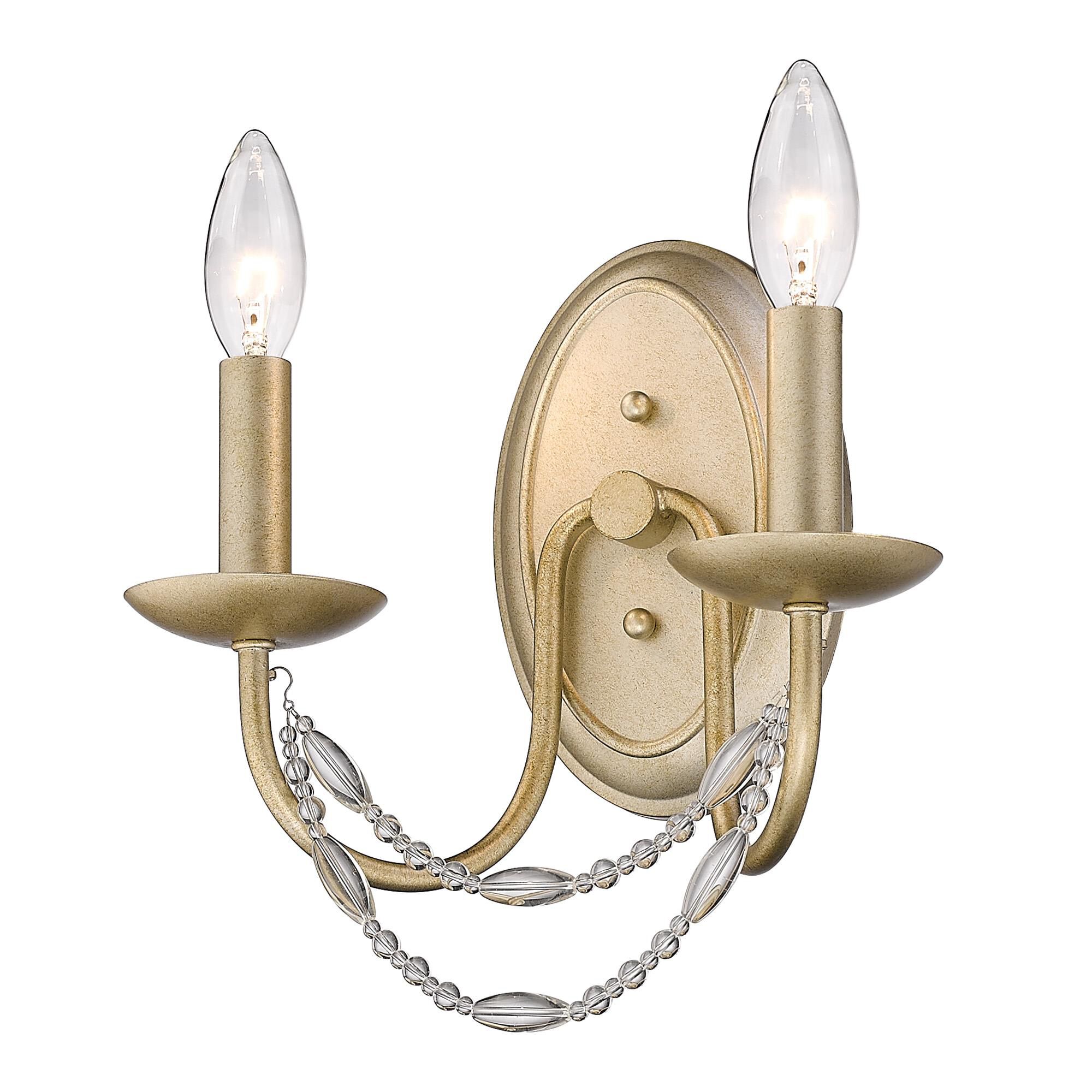 Mirabella 10 Inch Wall Sconce by Golden Lighting