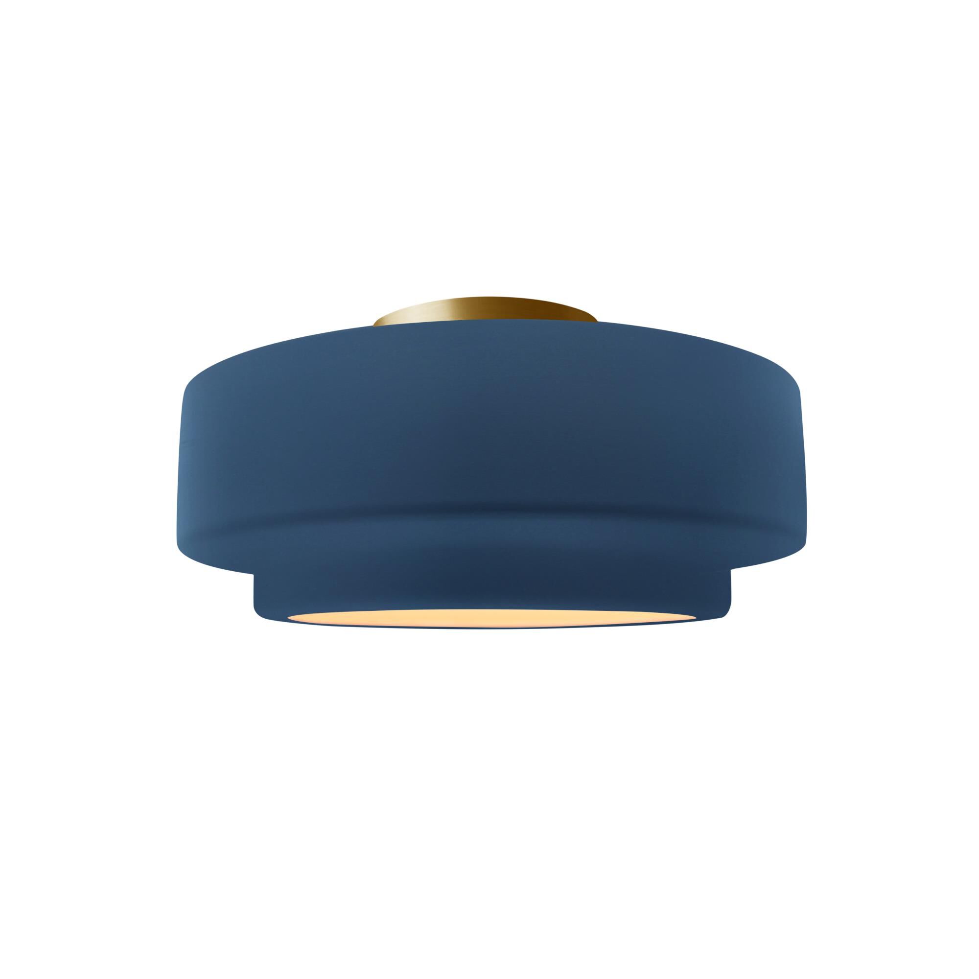 Tier 12 Inch Semi Flush Mount by Justice Design Group