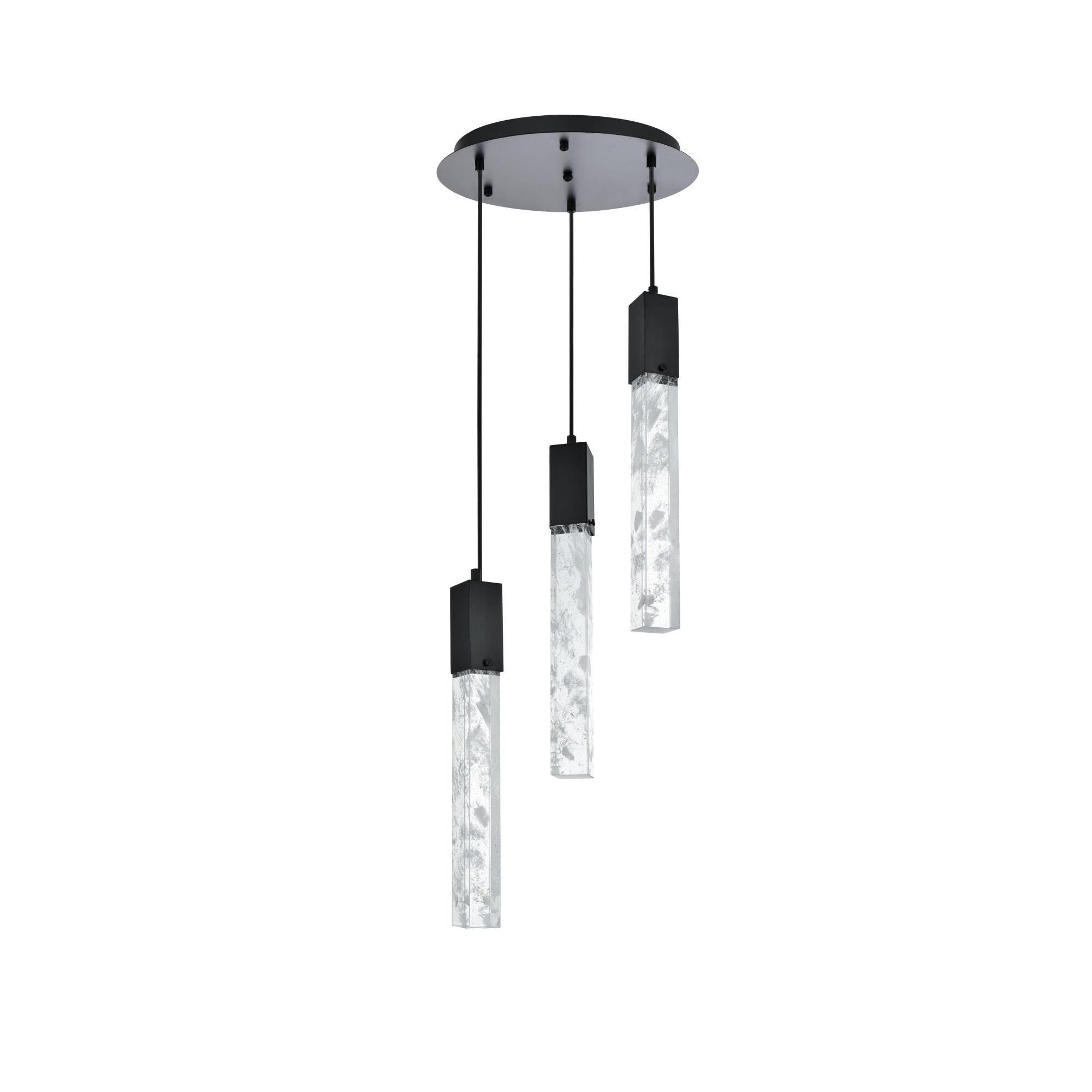 Aurora 16 Inch Multi Light Pendant by Elegant Lighting