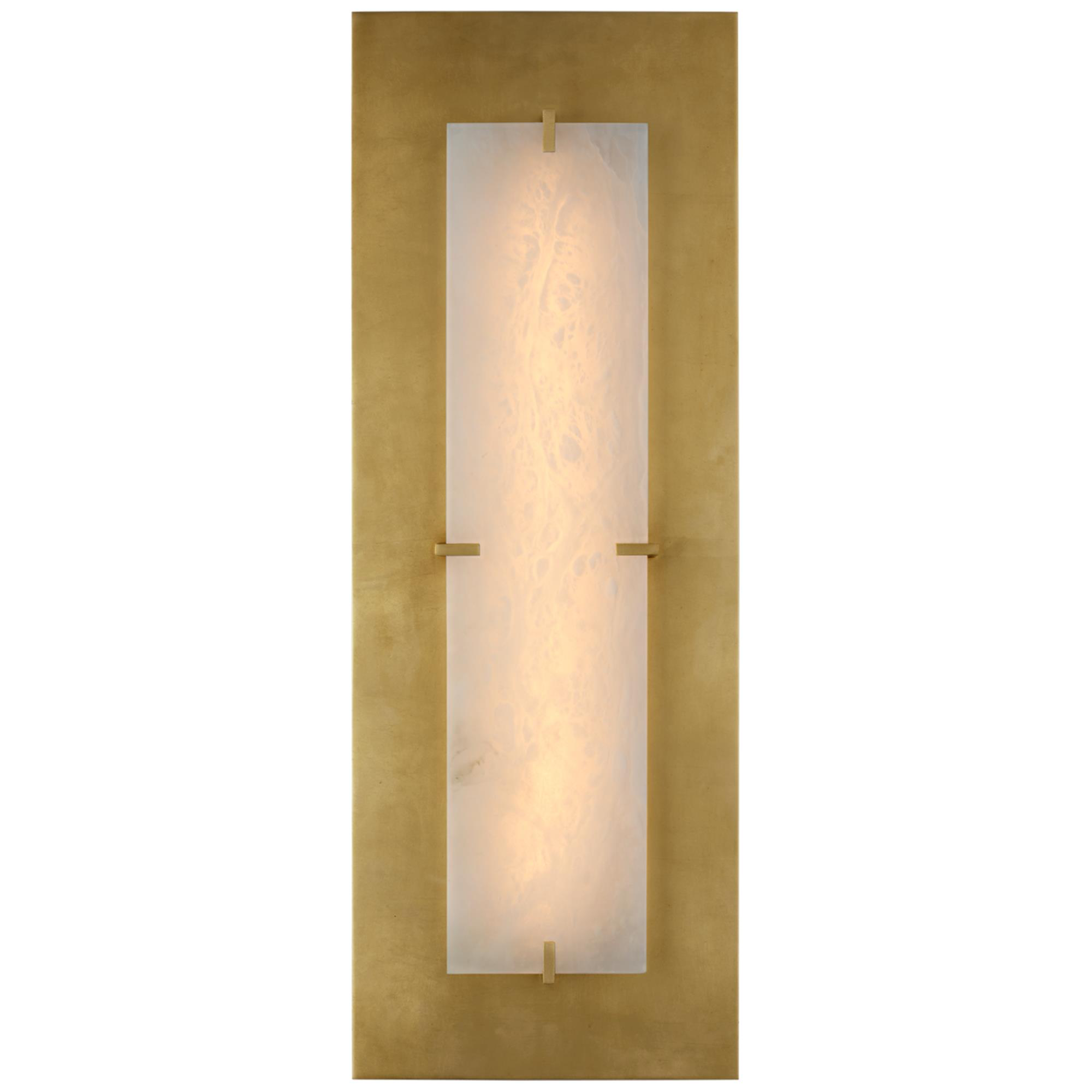 Shown in Gild And Alabaster finish and Alabaster shade