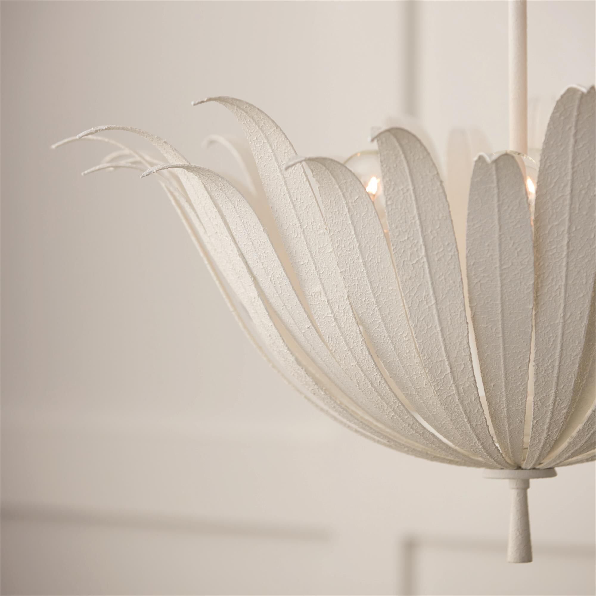Shown in Textured White finish