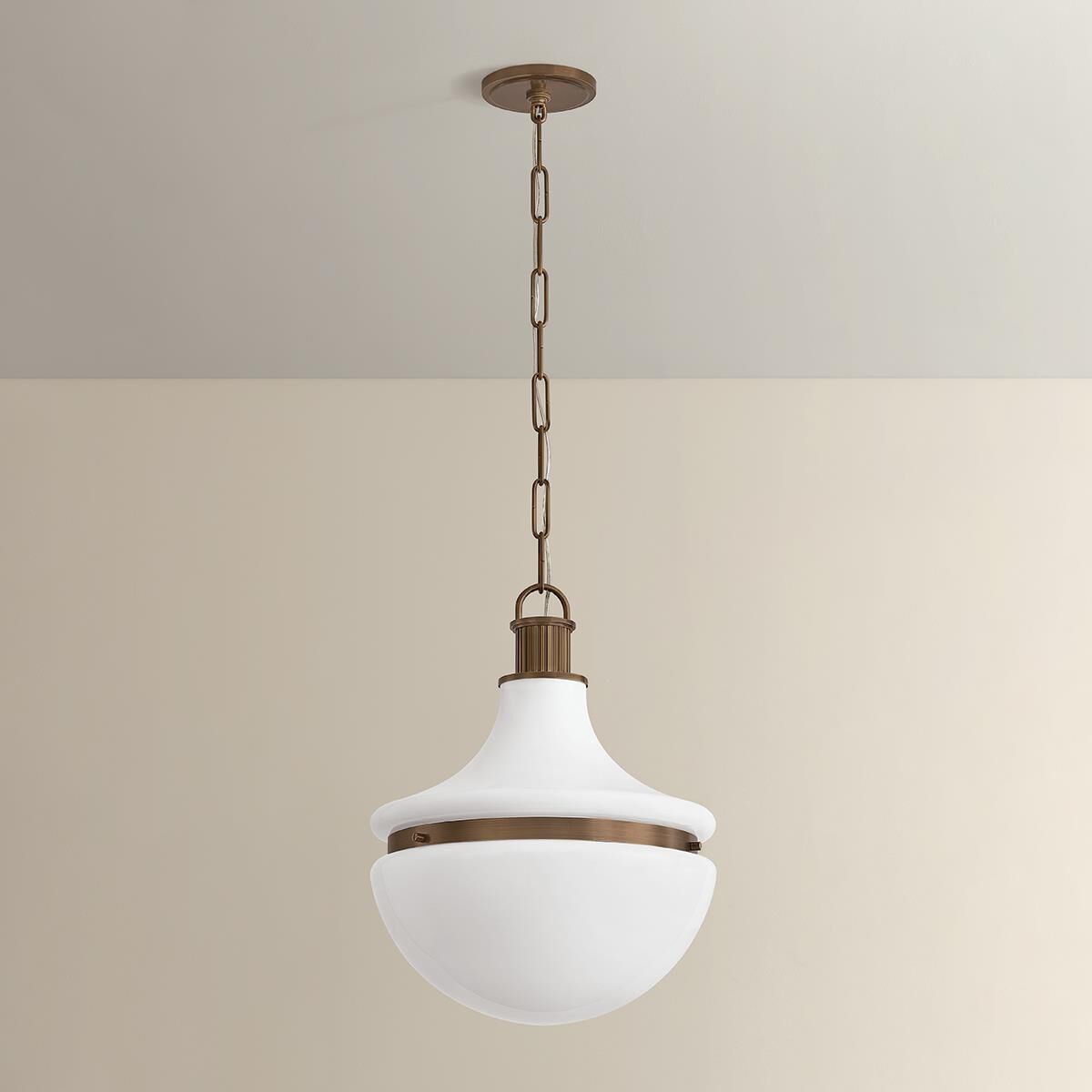 Shown in Historic Bronze finish and Opal Glossy glass