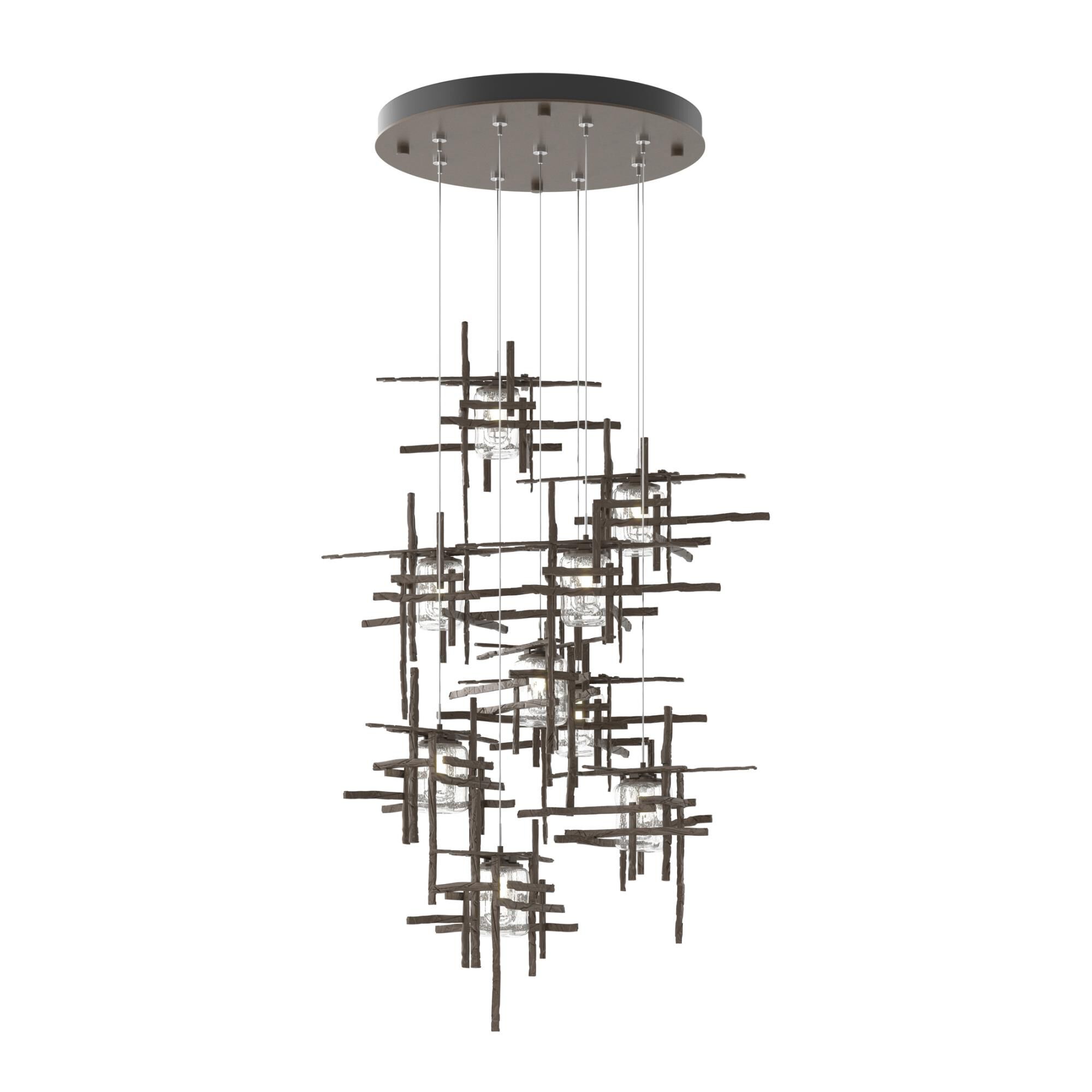 Tura 30 Inch Multi Light Pendant by Hubbardton Forge