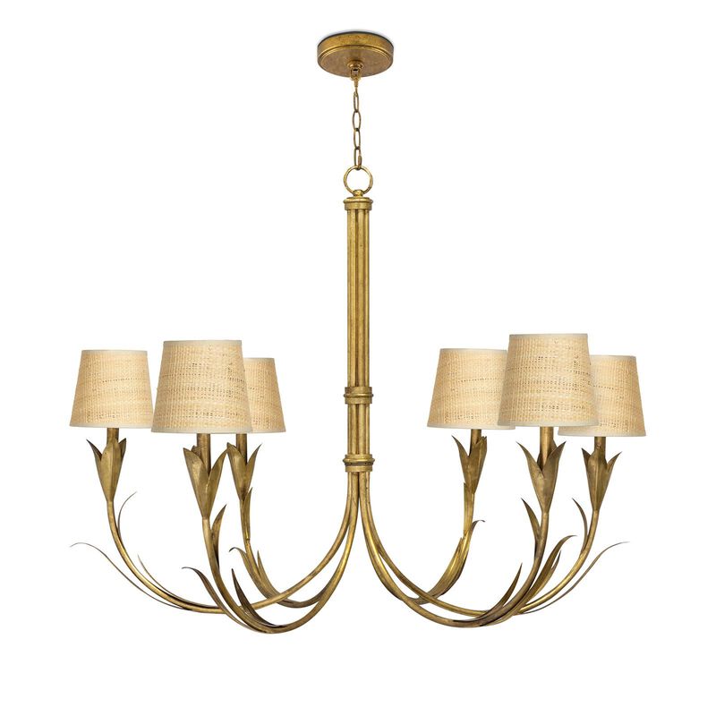River Reed Large Chandelier by Regina Andrew