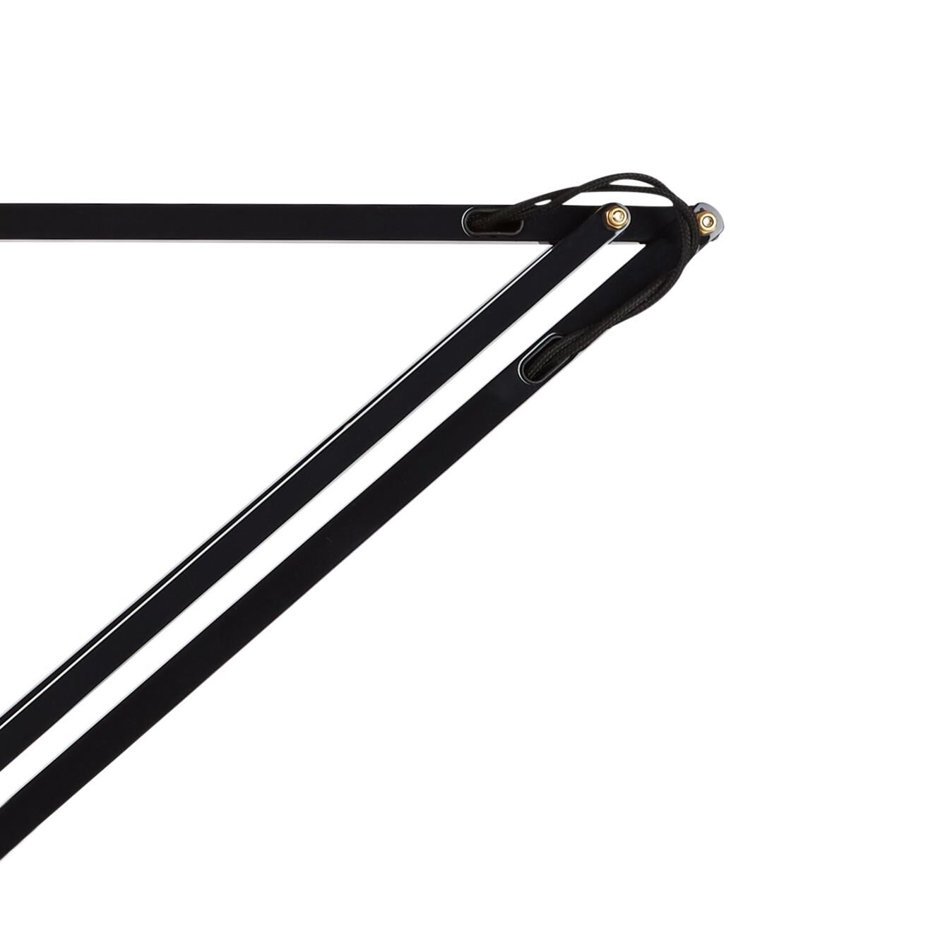 Shown in Jet Black finish and Aluminum shade