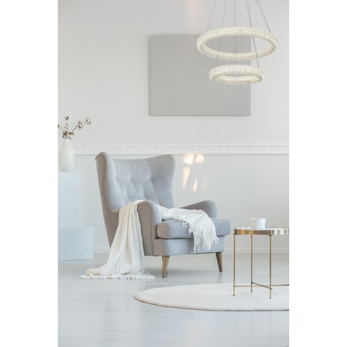 Bowen 24 Inch Chandelier by Elegant Lighting