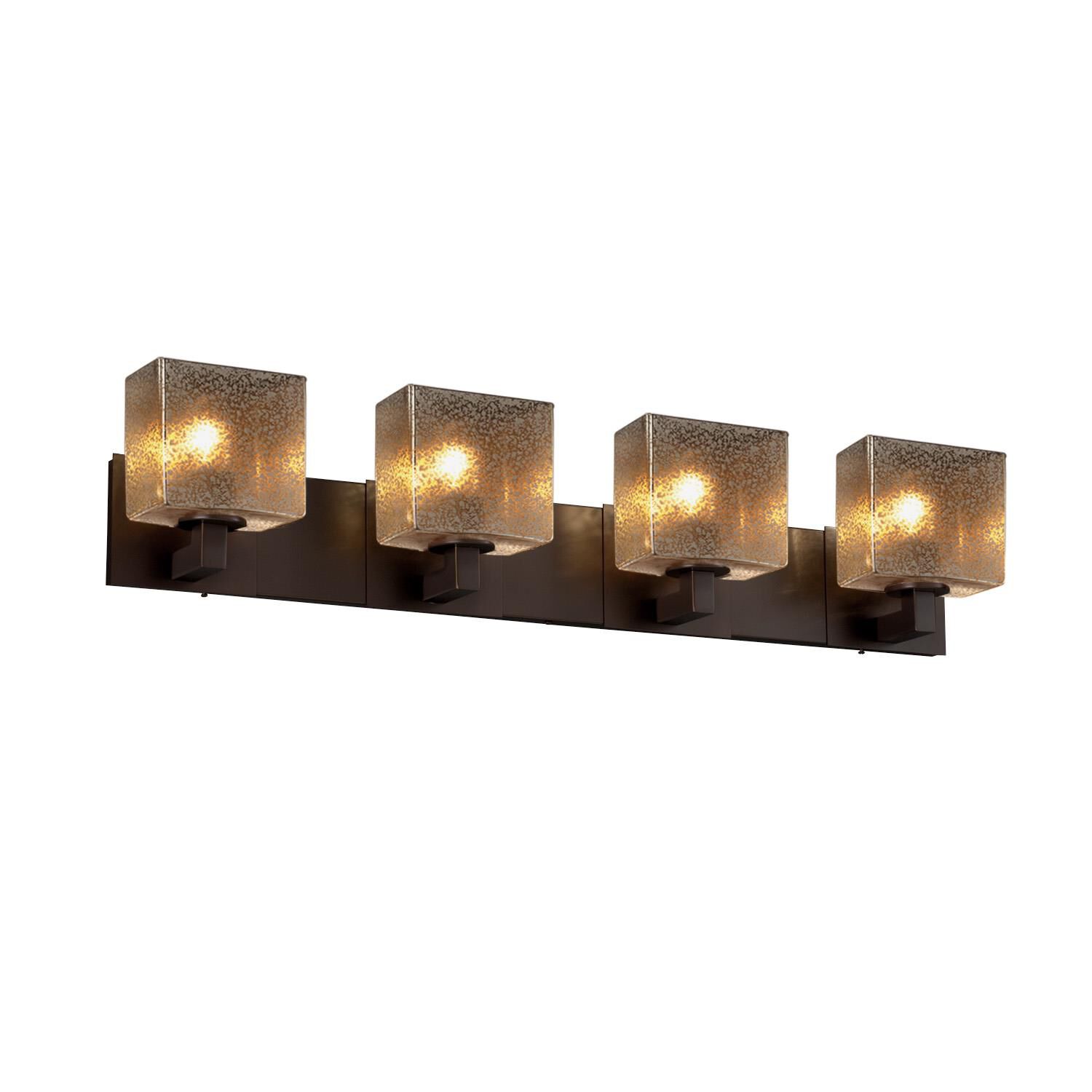 Fusion 35 Inch 4 Light Bath Vanity Light by Justice Design Group