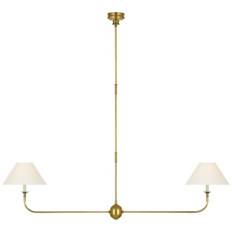 Thomas O'Brien Piaf 62 Inch Linear Suspension Light by Visual Comfort Signature Collection