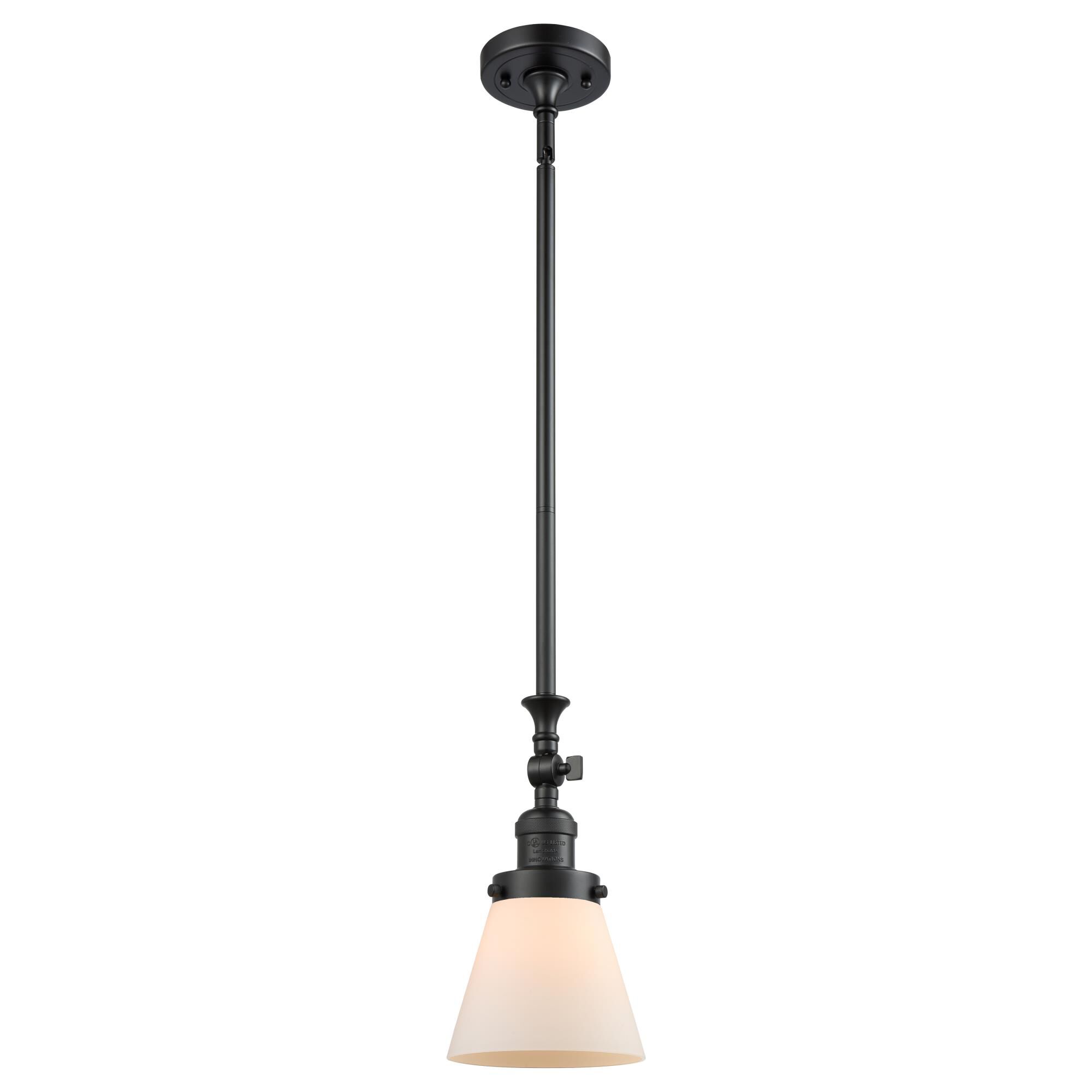 Shown in Matte Black finish and Matte White Cased glass