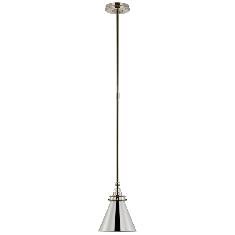 Visual Comfort Signature Collection Chapman and Myers Parkington 7 Inch LED Mini Pendant