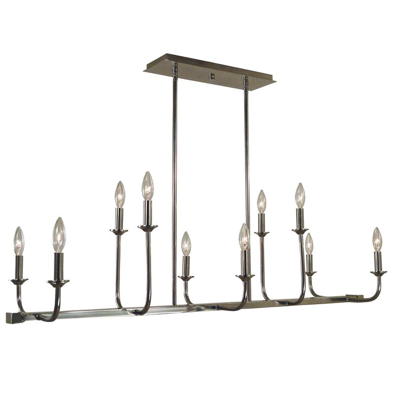 Boulevard Medium Linear Chandelier by Framburg