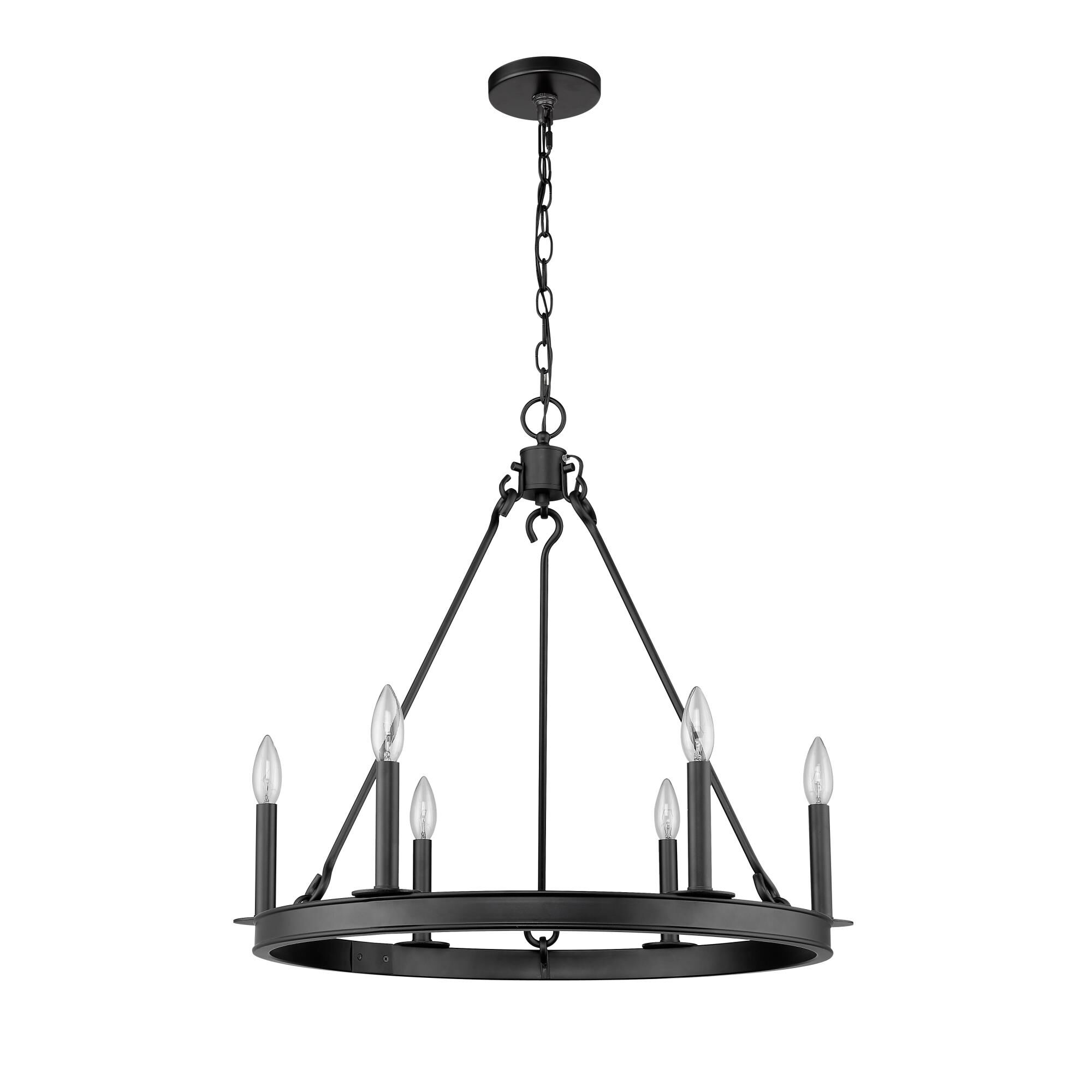 Barclay 25 Inch 6 Light Chandelier by Z-Lite